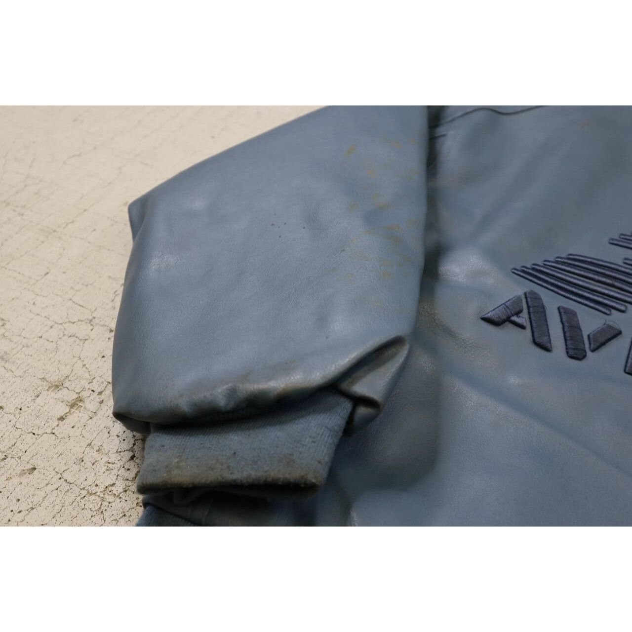 Avirex 90s Avirex Blue Leather Varsity Jacket Women M Size M / US 6-8 / IT 42-44 - 12 Thumbnail