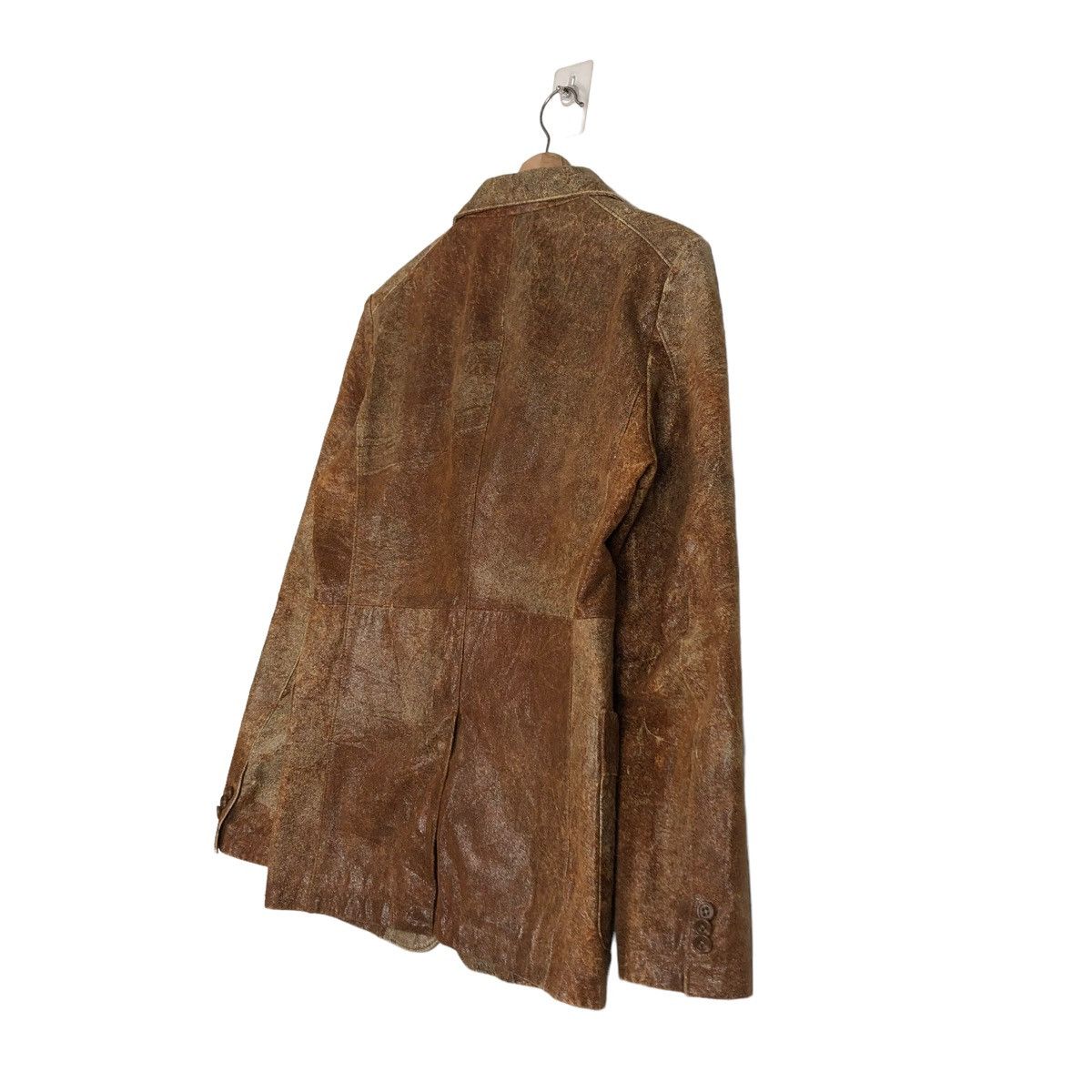 Japanese Brand 🔥RARE VINTAGE LEATHER BIKER JACKET ABX ISSEY MIYAKE Size US M / EU 48-50 / 2 - 10 Thumbnail