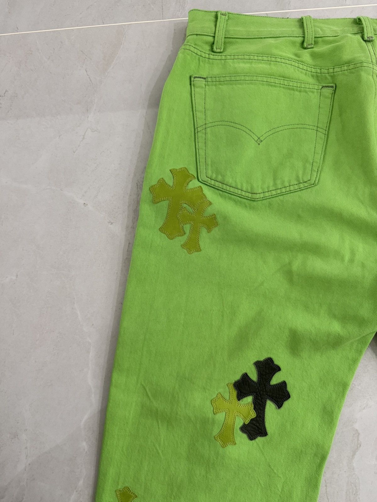 Chrome Hearts Chrome Hearts Sex Record Slime Green Levis Sz.40 Size US 40 / EU 56 - 9 Thumbnail