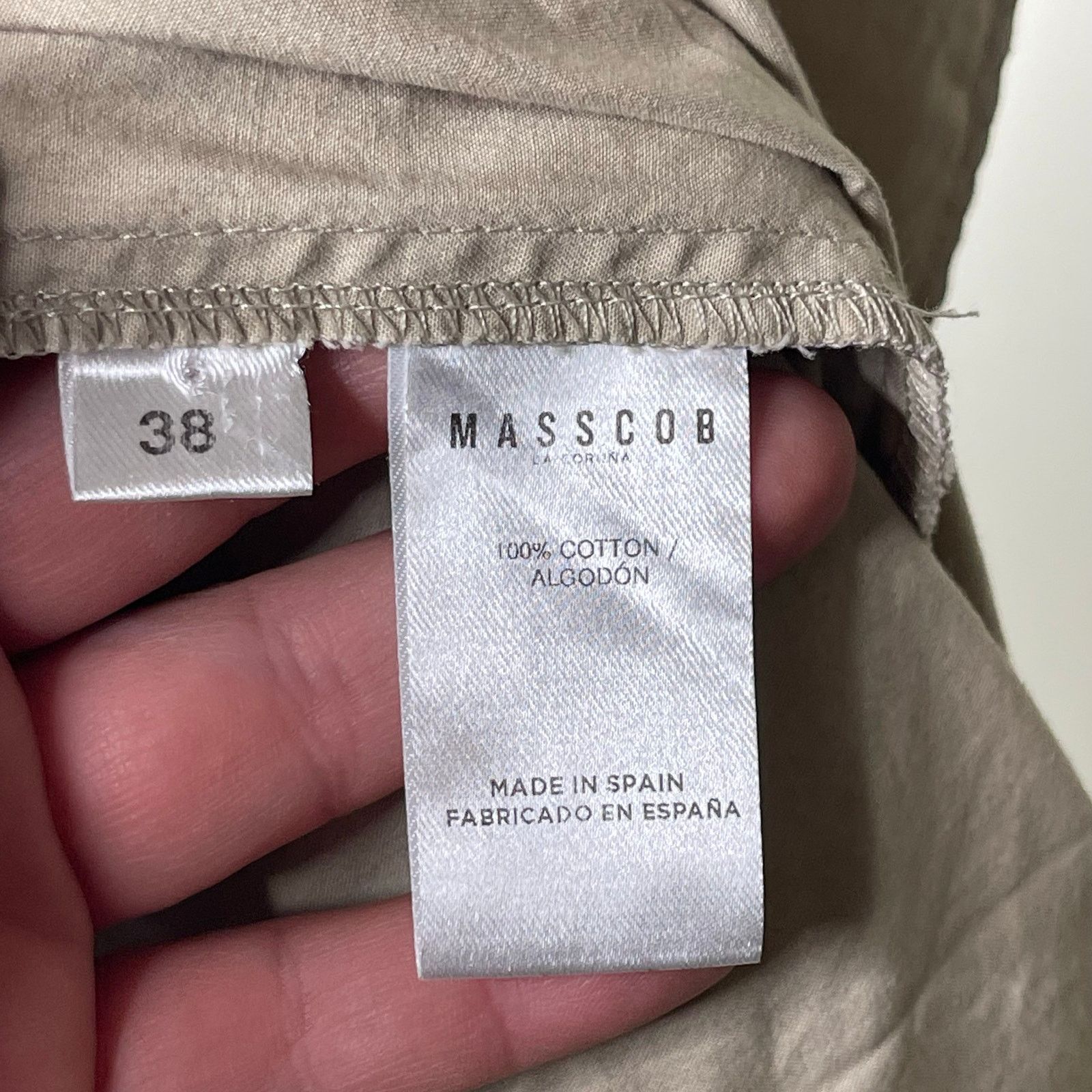 Other Masscob Poplin Puff-Sleeve Jumpsuit - Nudeflesh sz 36 US S Size 26" / US 2 / IT 38 - 8 Thumbnail