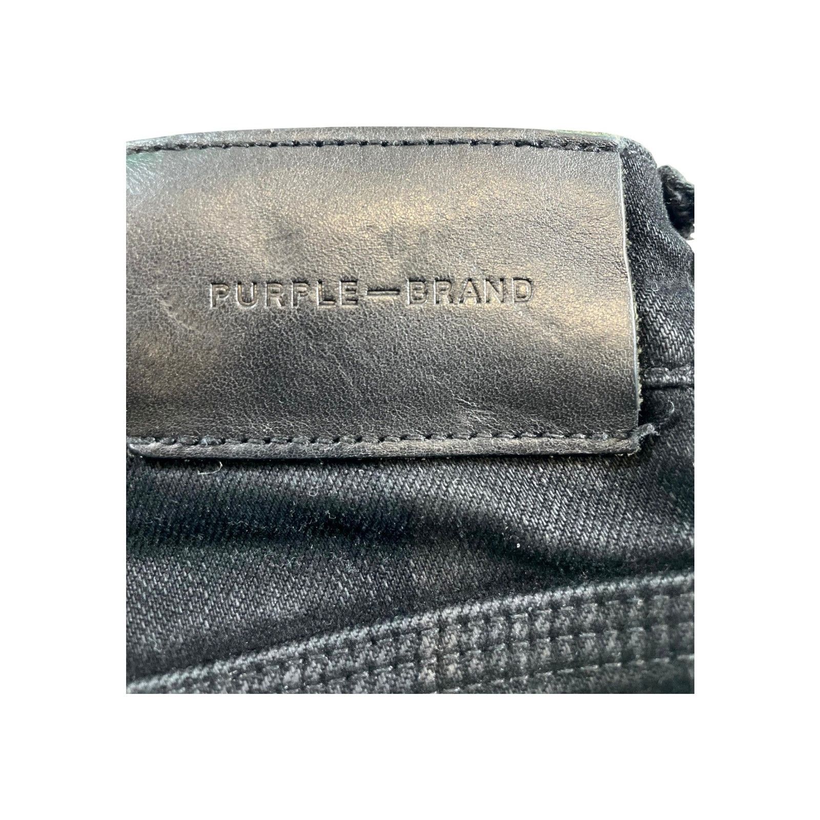 Purple Brand Purple Brand "Splatter" Black Jeans Size US 31 - 3 Thumbnail