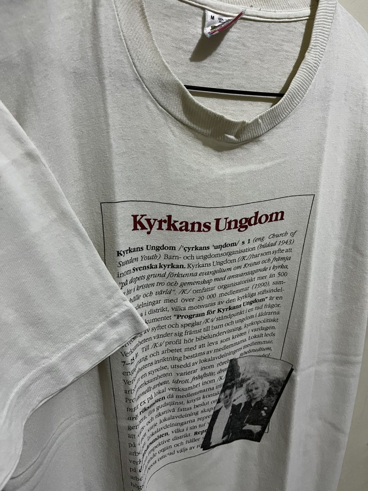 Vintage Vintage 90s Kyrkand Ungdom Tshirt Size US M / EU 48-50 / 2 - 3 Thumbnail