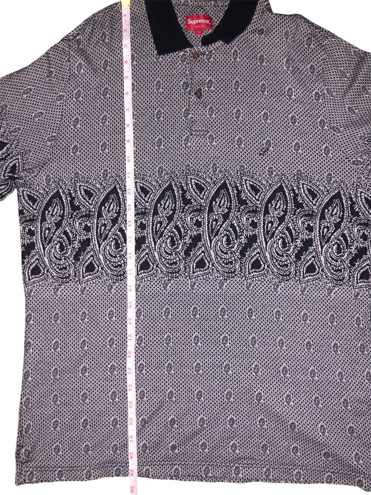 Supreme SUPREME PAISLEY L/S POLO FALL WINTER 2016📌 Size US L / EU 52-54 / 3 - 6 Thumbnail