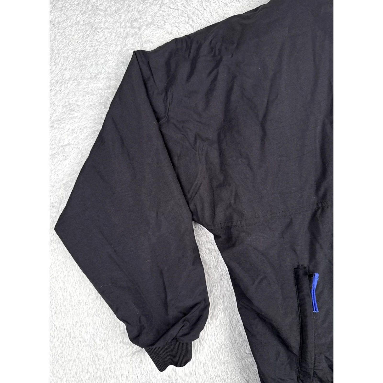 Helly Hansen Helly Hansen Jacket Men L Black Bomber Insulated Fleece Lined Zip Pockets Stand-Up Collar Outdoor Hiking Casual Fibers: Nylon Shell, Polyester Lining Size US L / EU 52-54 / 3 - 5 Thumbnail