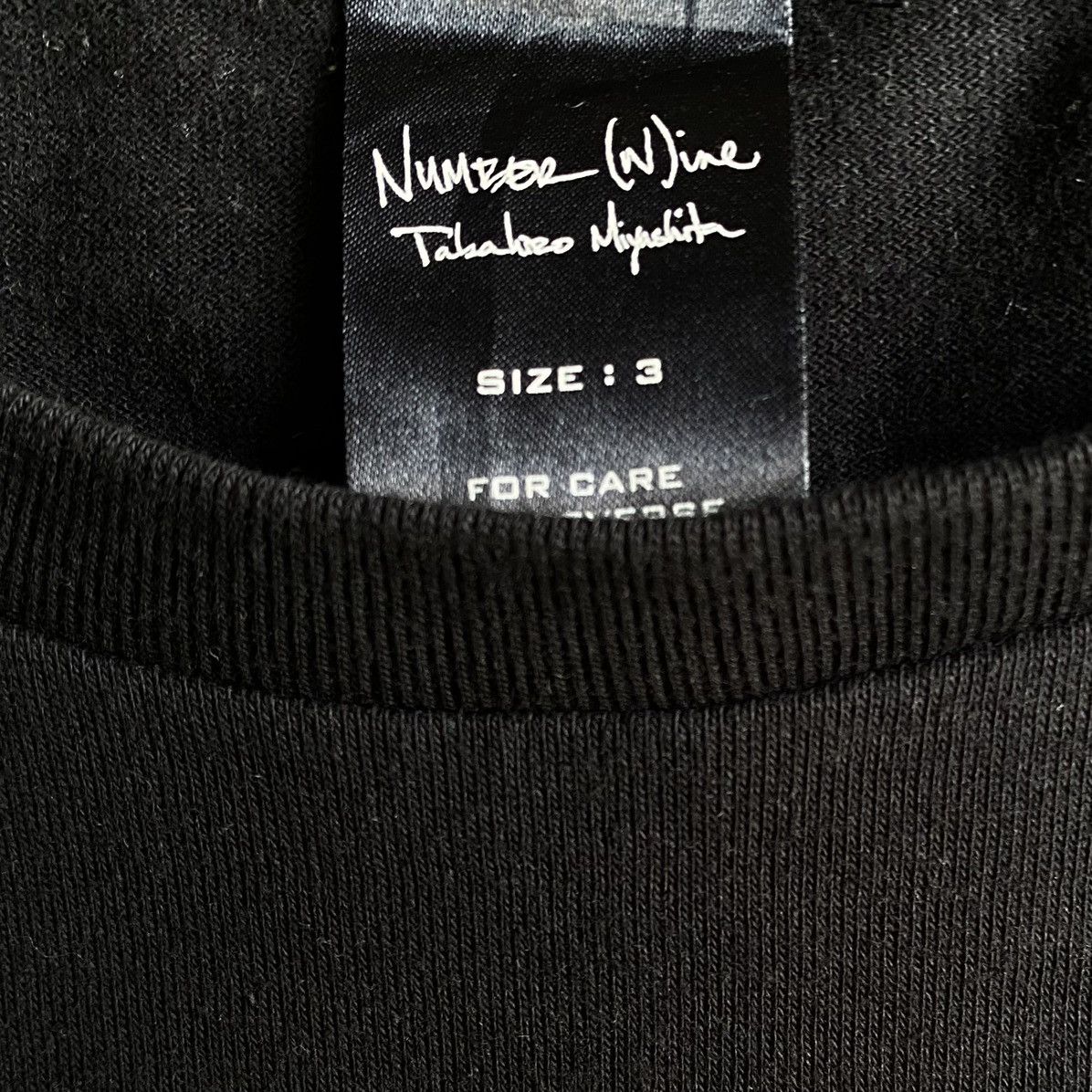 Number (N)ine SS/AW 2003 “Borderline “ T Shirt Size US M / EU 48-50 / 2 - 4 Thumbnail