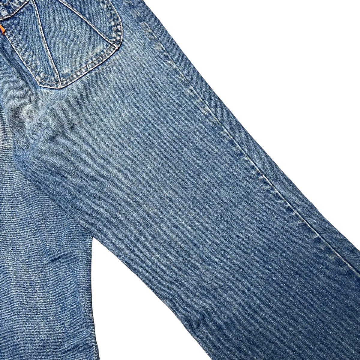 Levi's × Vintage Levis 214 Fresh Produce Orange Tab Flared Bell Bottom Jeans Size 26" / US 2 / IT 38 - 14 Thumbnail