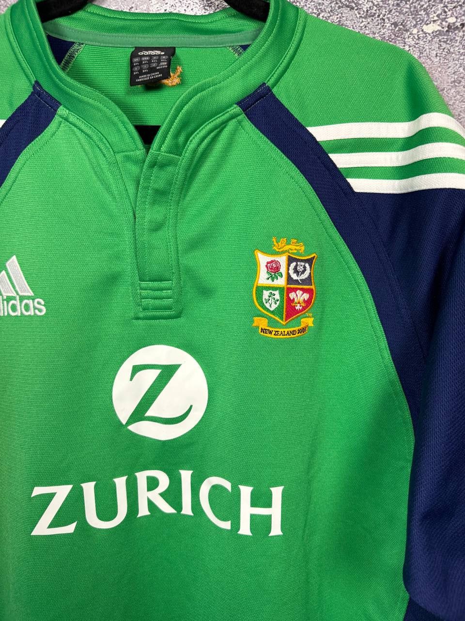 Adidas Vintage New Zealand 2005 Adidas World Cup Jersey Rugby Size US XXL / EU 58 / 5 - 5 Thumbnail