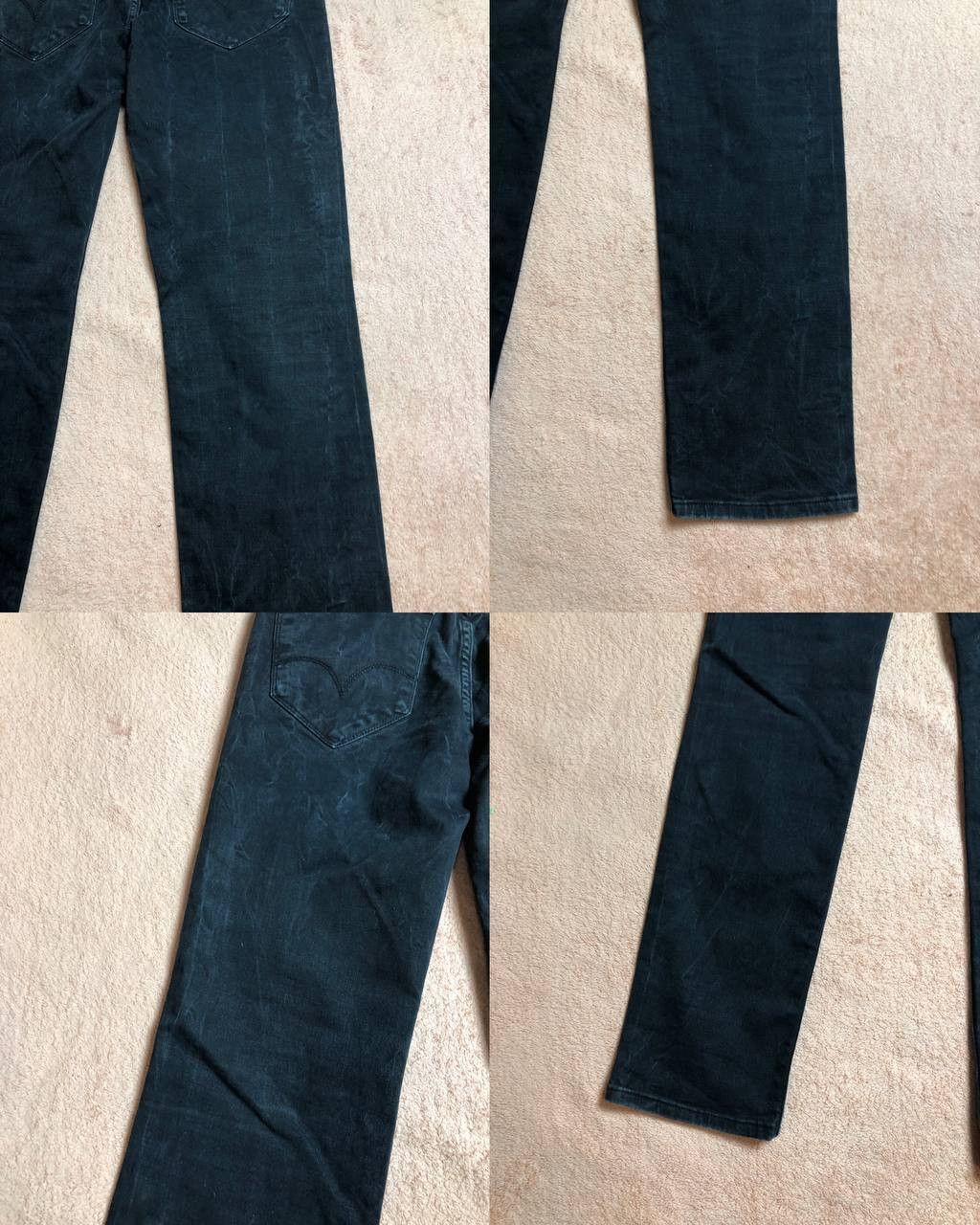 Levi's Vintage Levi's 519 Jeans Straight Leg Dark Wash Denim JEANS Size US 32 / EU 48 - 22 Thumbnail