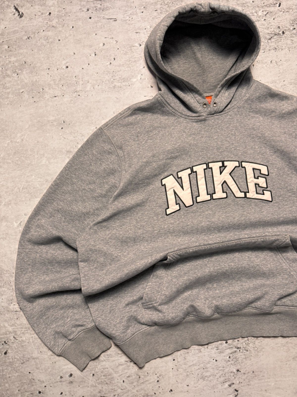 Nike × Vintage NIKE VINTAGE CENTER LOGO OVERSIZE BOXY HOODIE Size US XXL / EU 58 / 5 - 2 Thumbnail