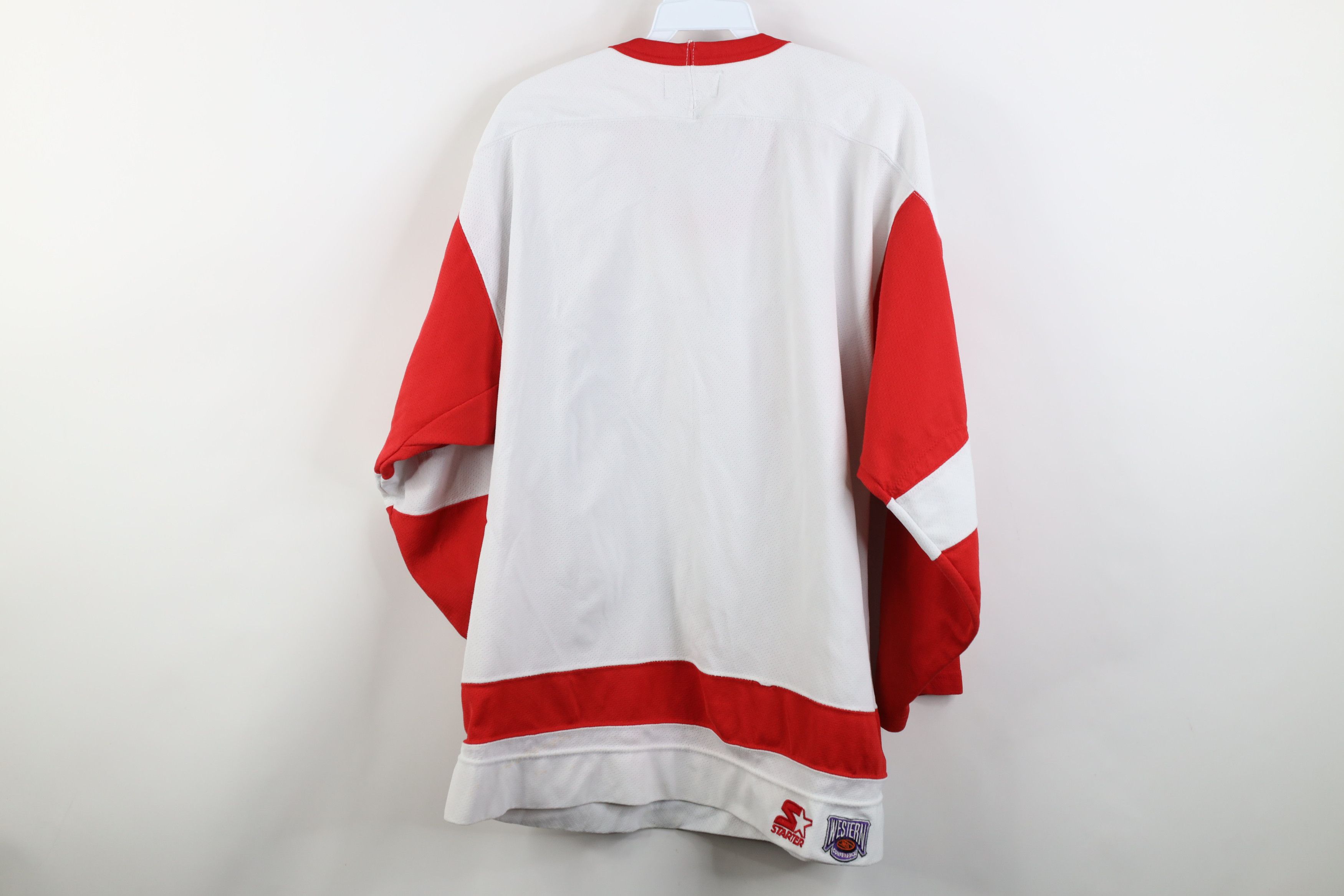 Starter Vintage 90s Starter Red Wings Hockey Jersey White 2Pac 2 Pac Size US XL / EU 56 / 4 - 11 Thumbnail
