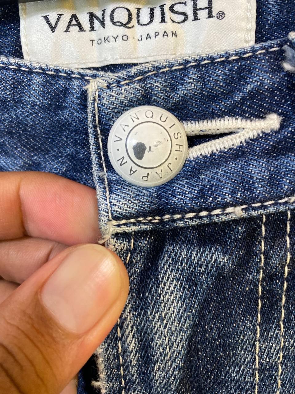 Vanquish vanquish japanese brands distressed denim nice design Size US 32 / EU 48 - 12 Thumbnail