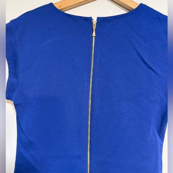 Kate Spade Kate Spade New York Blue V-Neck Cap Sleeve Dress Size 4 Size S / US 4 / IT 40 - 7 Thumbnail