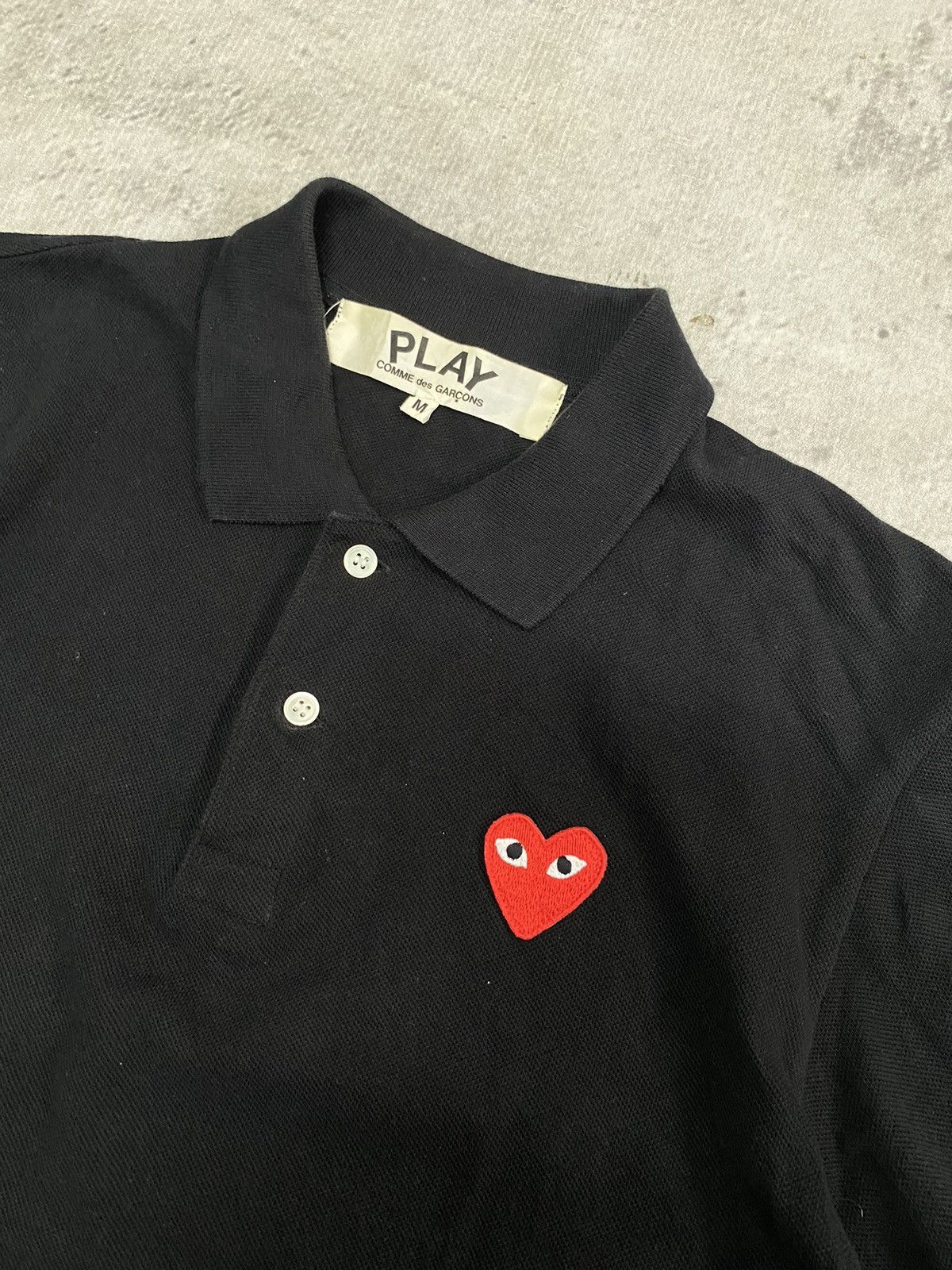 Comme des Garcons PLAY Comme des Garçons Play Polo Shirt Size US M / EU 48-50 / 2 - 2 Thumbnail