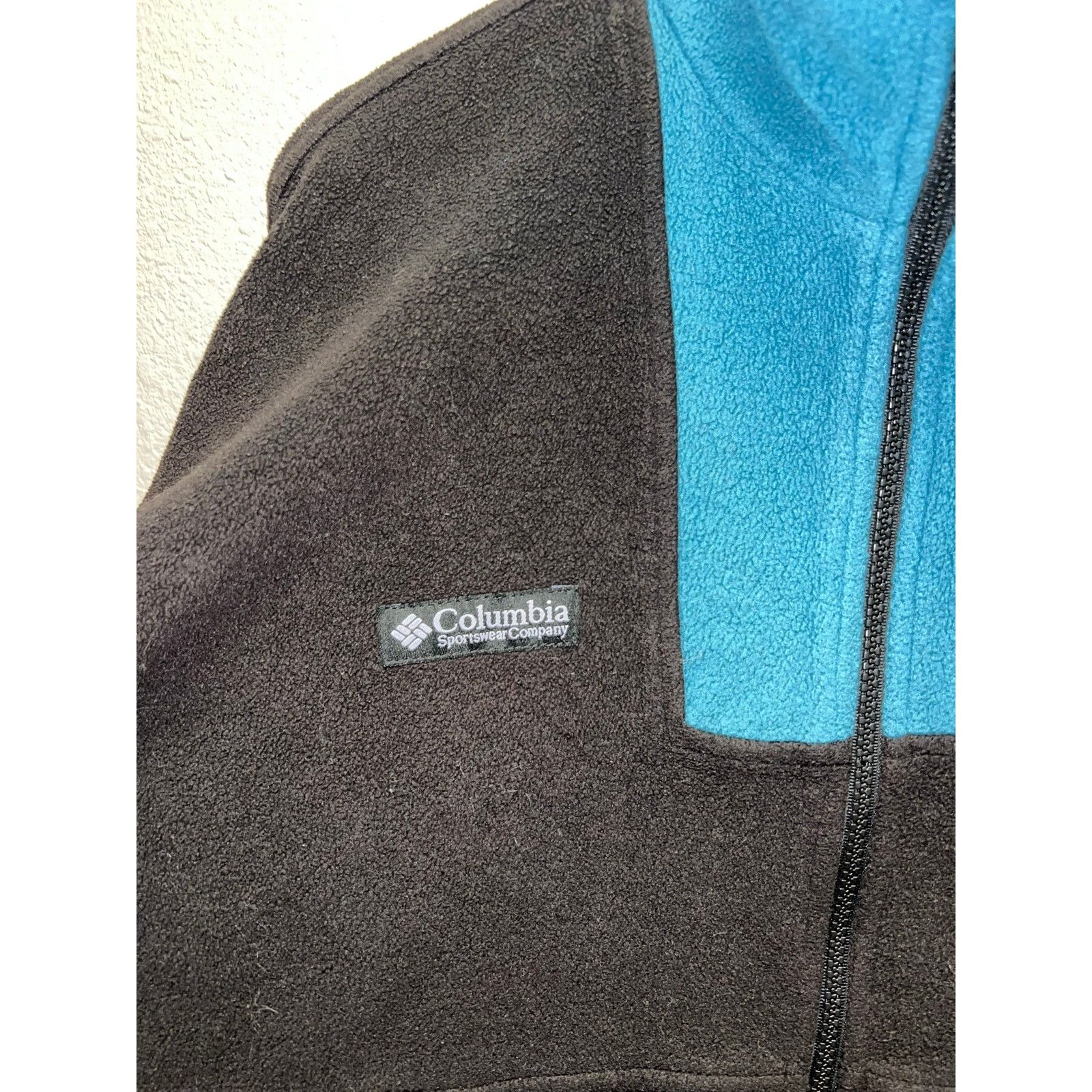 Vintage Vintage Womens Columbia Black Fleece Jacket Full Zip VTG L Size L / US 10 / IT 46 - 3 Thumbnail