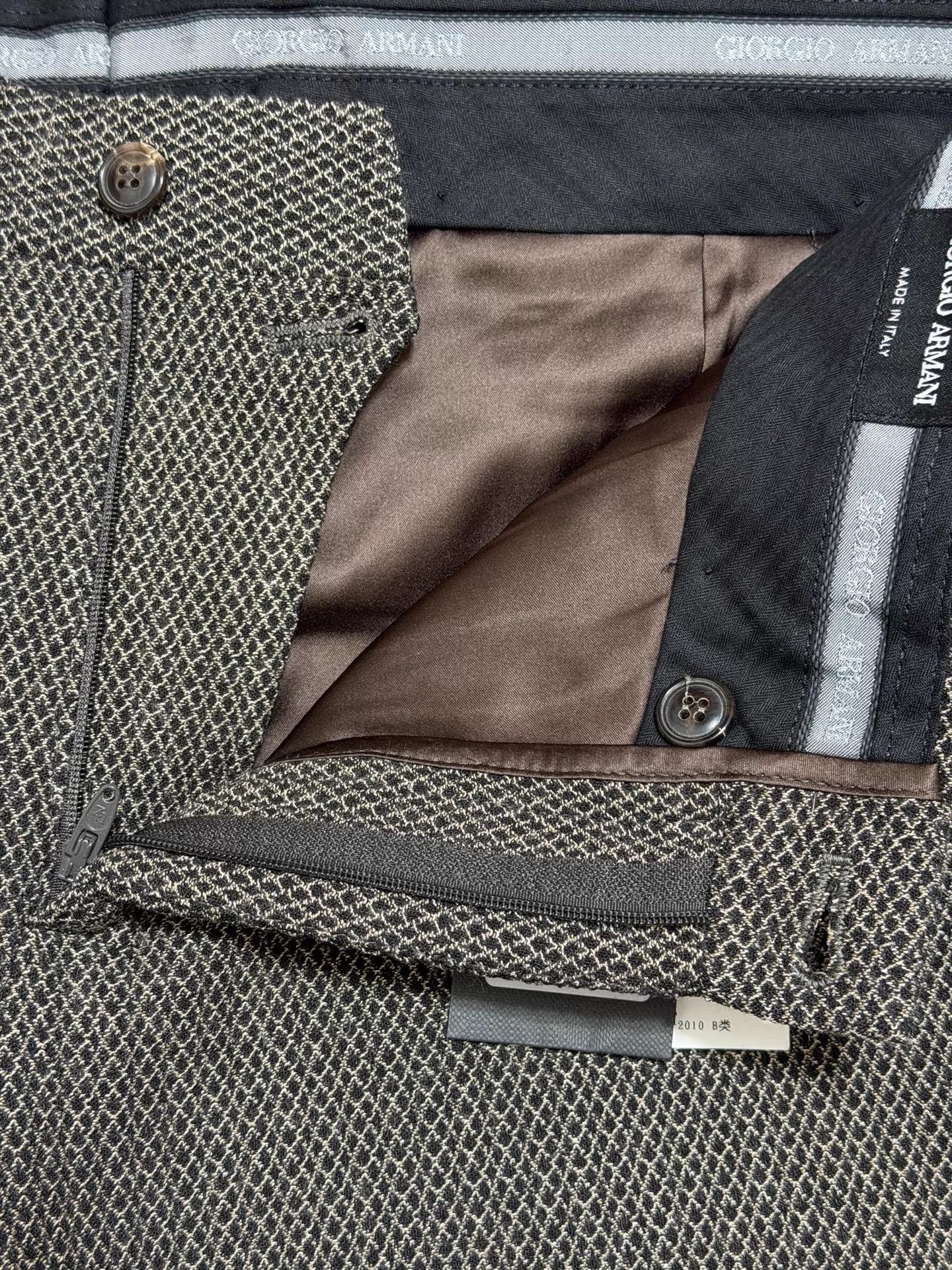 Giorgio Armani Giorgio Armani Slim Fit Camel Trousers Size 48 Size US 32 / EU 48 - 4 Thumbnail
