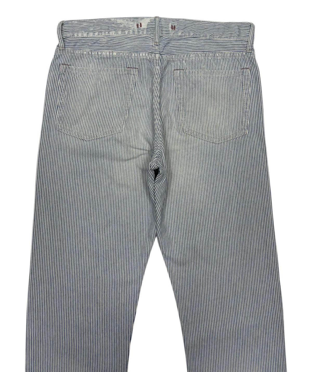 GOA Goa Blue Stripe Nice Faded Denim Pants Size 30" / US 8 / IT 44 - 4 Thumbnail