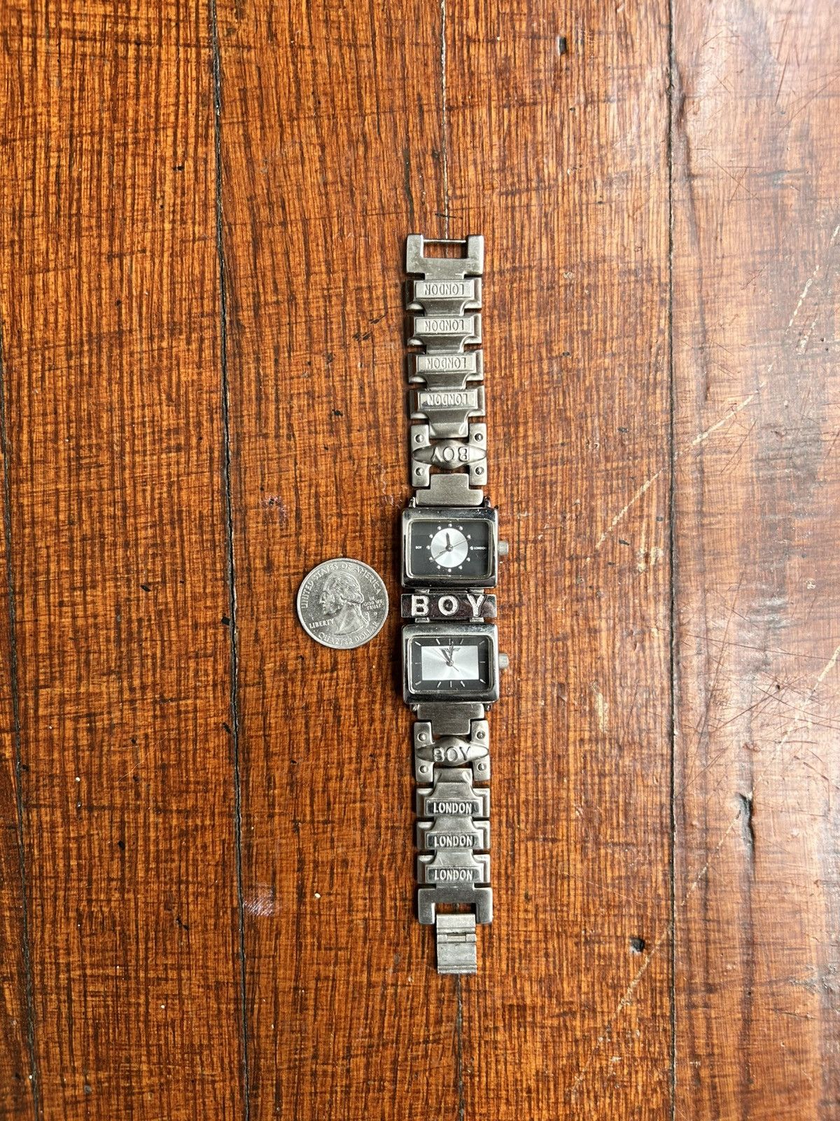 Boy London Boy London Double Face Watch B-509 Size ONE SIZE - 9 Thumbnail