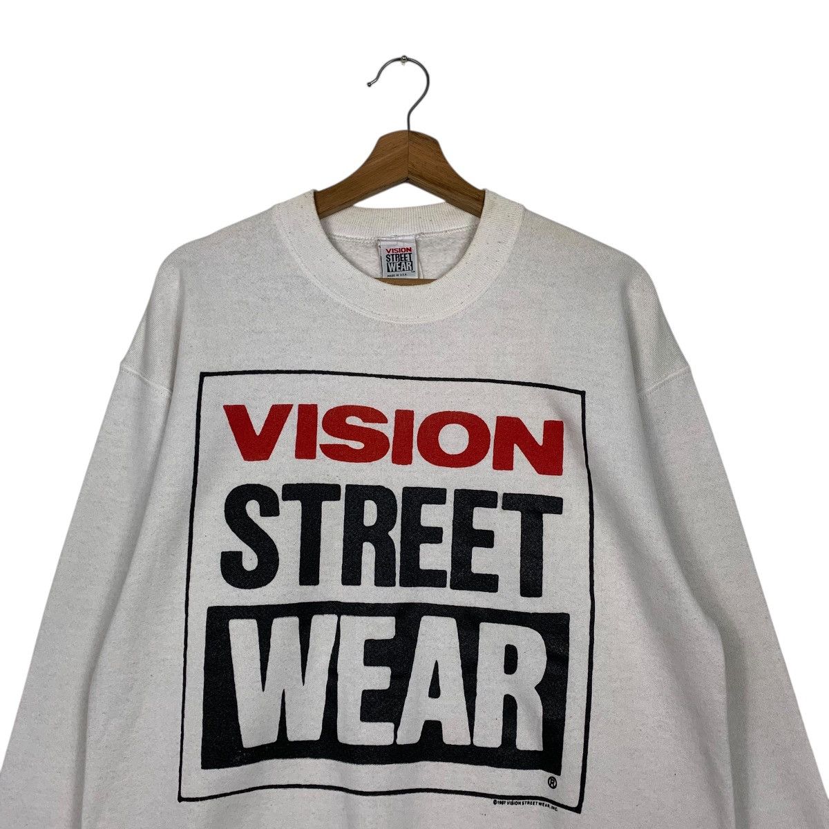 Vision Streetwear Vintage Vision Streetwear Big Logo Sweatshirt Size US L / EU 52-54 / 3 - 2 Thumbnail