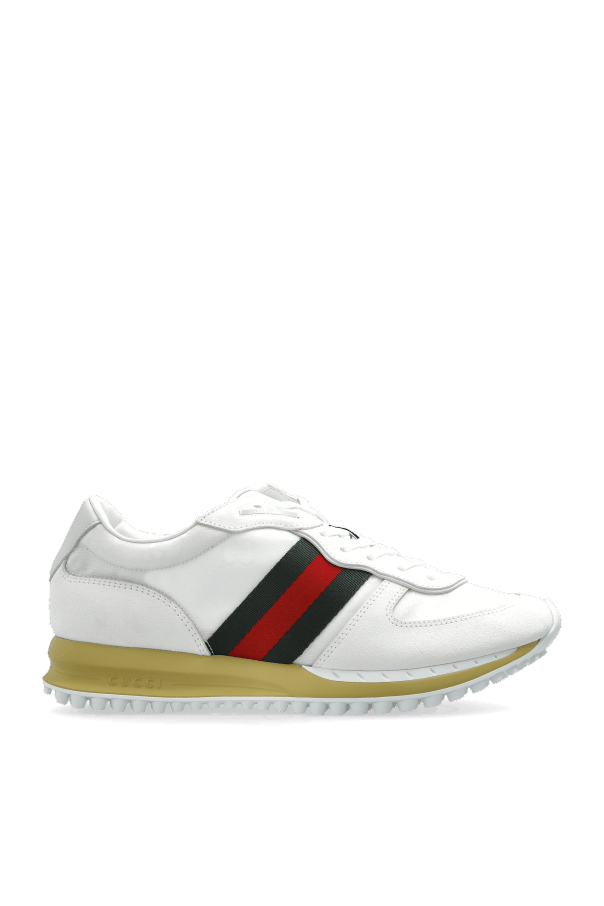 Gucci o1loc1c0326 832461 Men's Gucci Re-Motion Sneakers in White Size US 9 / EU 42 - 2 Thumbnail