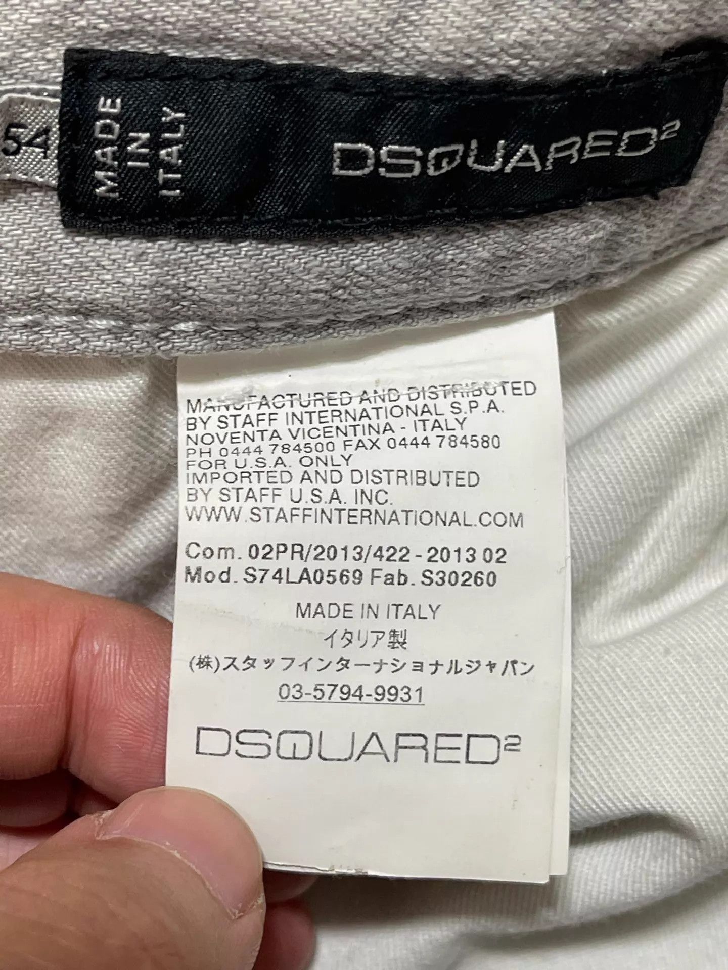 Dsquared2 Dsquared2 D2 Dean Slim Jeans 54 Size US 38 / EU 54 - 7 Thumbnail