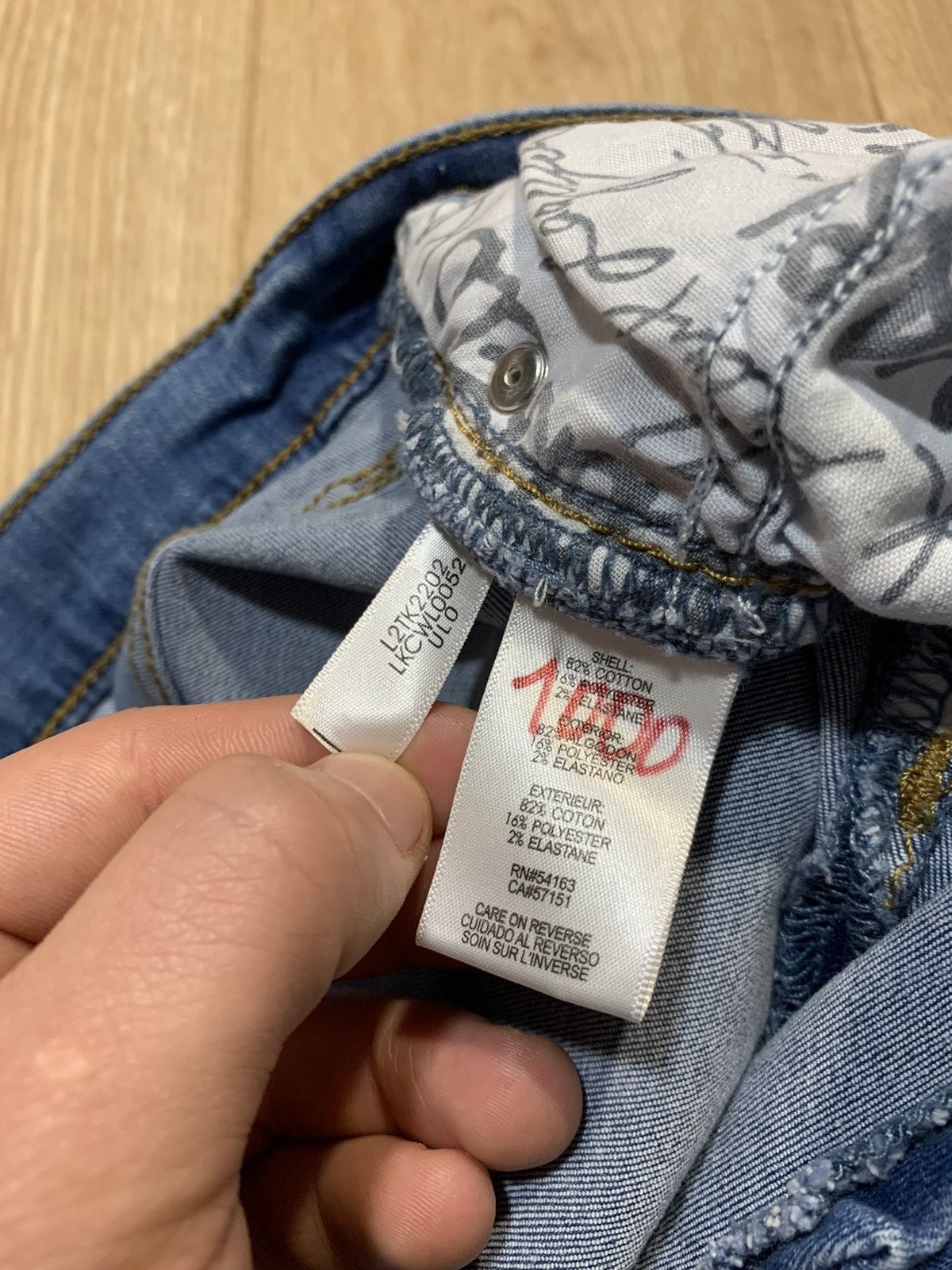 Karl Lagerfeld Karl Lagerfeld Paris Designer Big Logo Denim Pants Size 12 Size 30" / US 8 / IT 44 - 7 Thumbnail