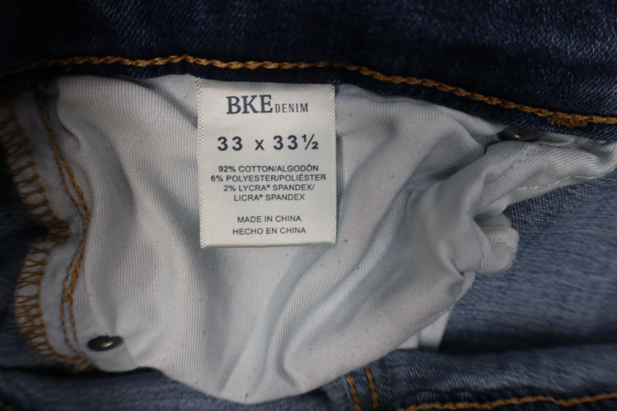 Vintage Buckle BKE Victoria Universal Fit Mid Rise Skinny Jeans Size 33" - 8 Thumbnail