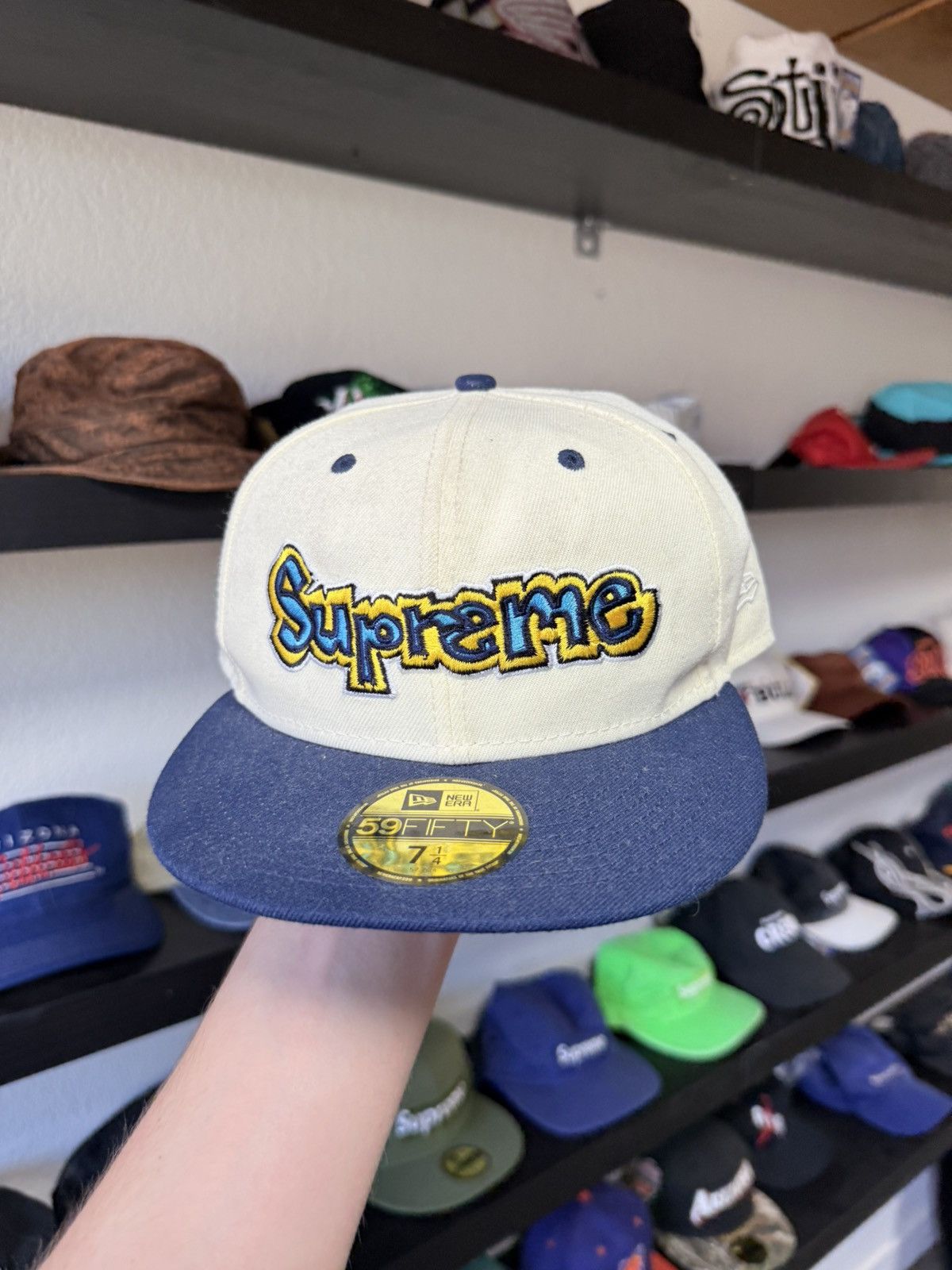 Supreme Supreme Blue SnapBack Hat Size ONE SIZE - 1 Thumbnail