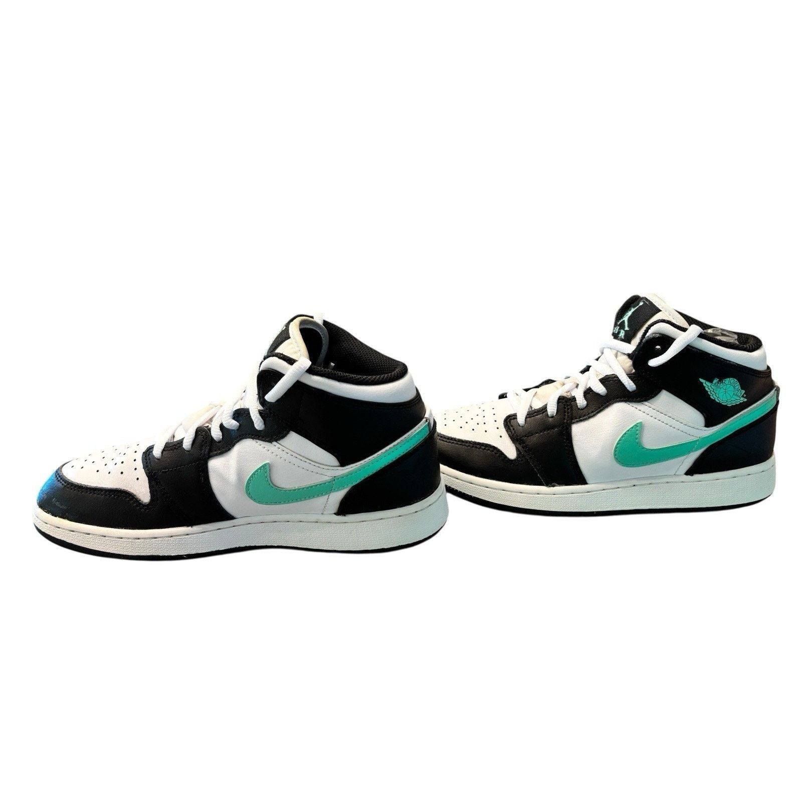 Air Jordan 1 Low Black Mint Green Youth Size 6Y DQ8423-103