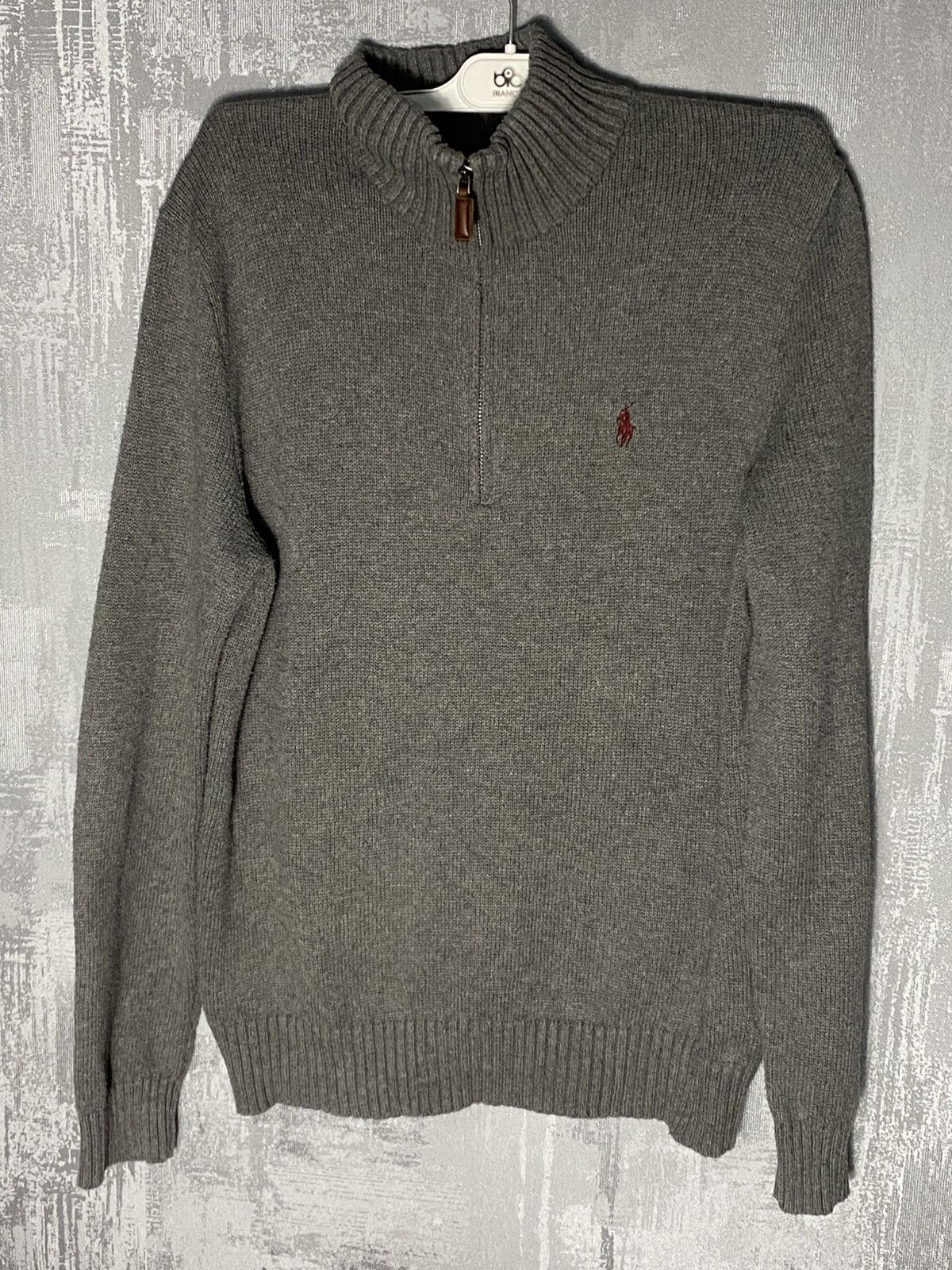 Polo Ralph Lauren × RRL Ralph Lauren × Ralph Lauren Vintage Polo Ralph Lauren 1/4 Zip Sweater Knit Pullover Size US S / EU 44-46 / 1 - 1 Thumbnail