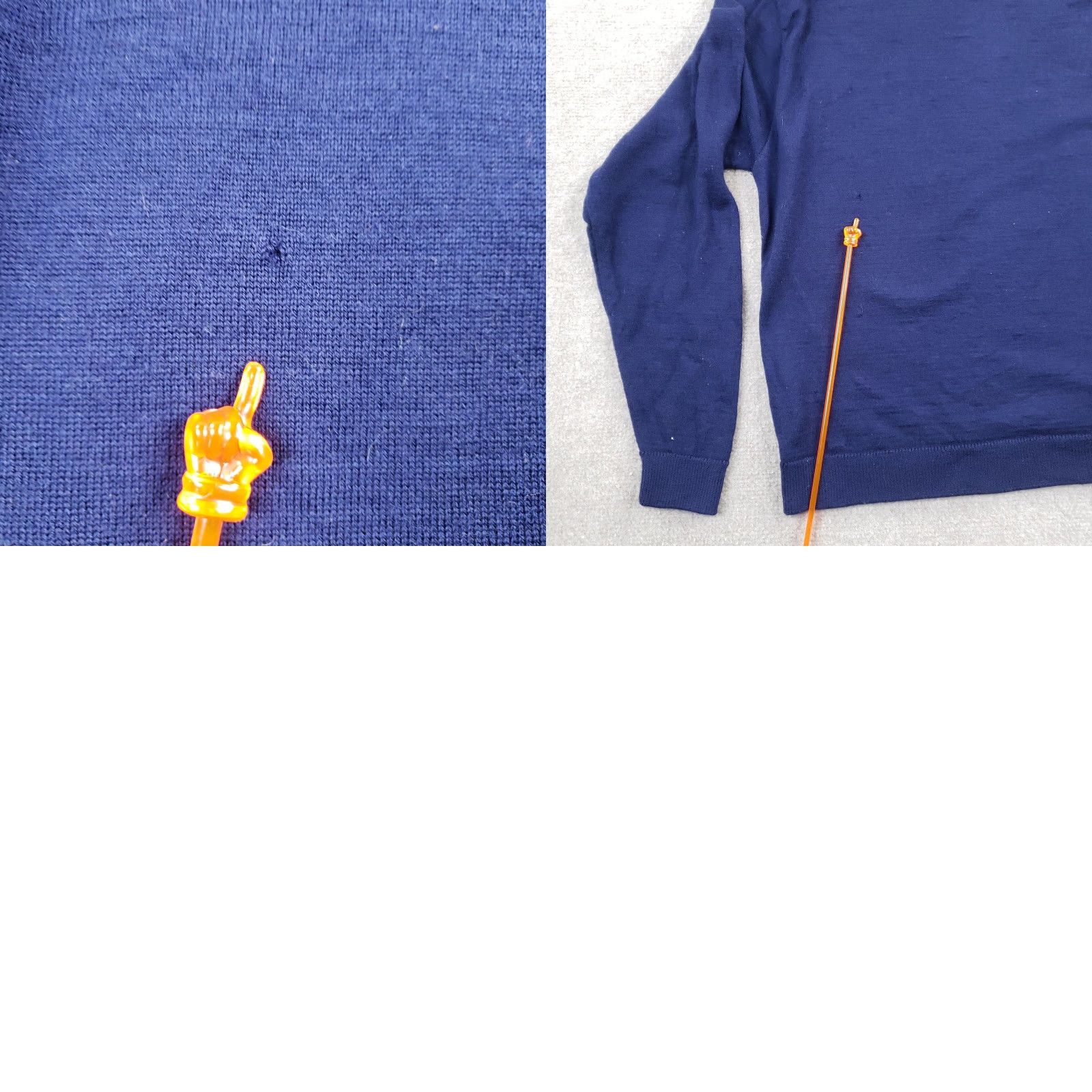 Pendleton Pendleton Sweater Womens XL Blue Pullover Turtleneck 100% Wool Knit Solid Long Sleeve Made in USA Womens XL Wool Pullover Size XL / US 12-14 / IT 48-50 - 8 Thumbnail