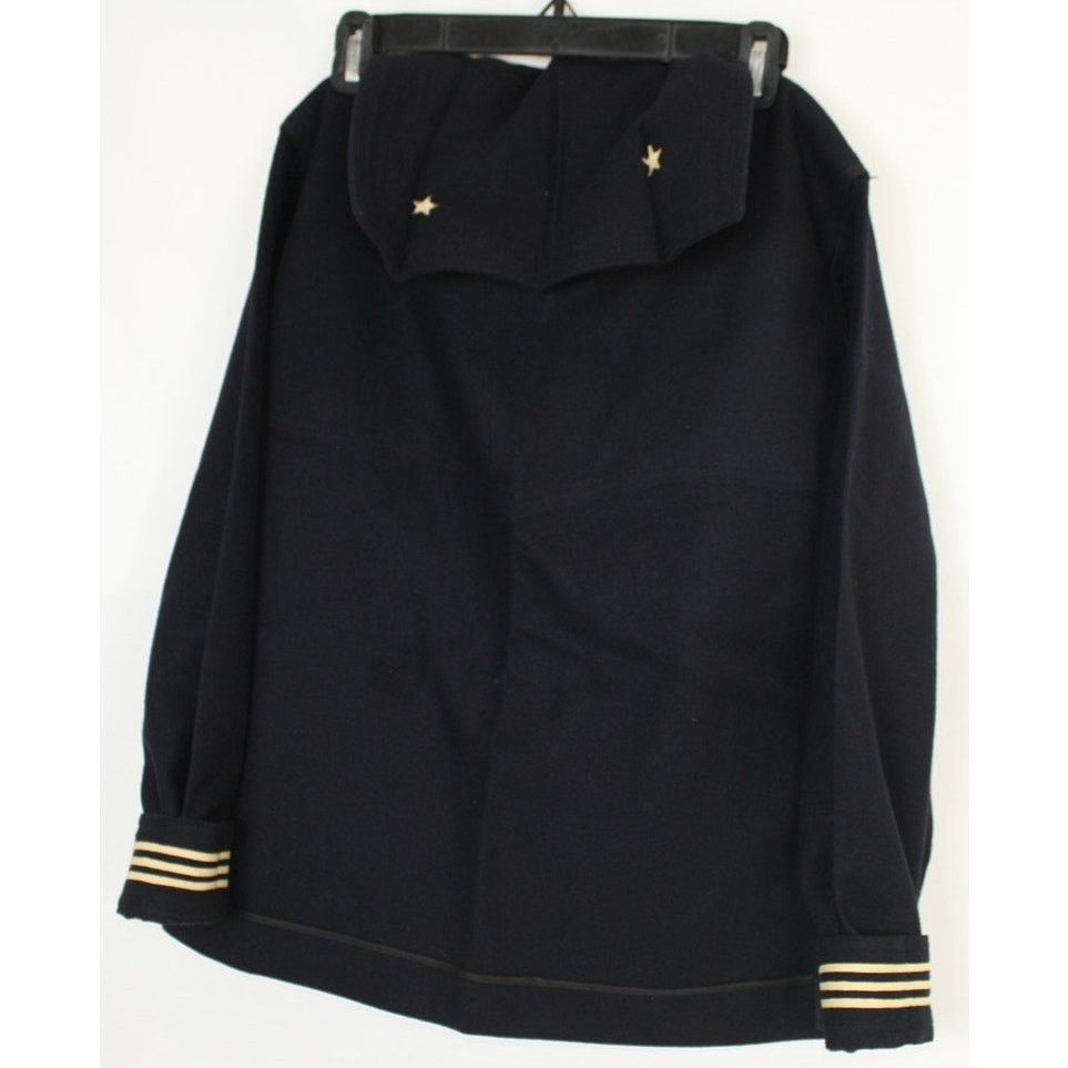 Vintage Vintage US Navy Crackerjack Jumper Vietnam Era Wool Sailor Size US S / EU 44-46 / 1 - 5 Thumbnail