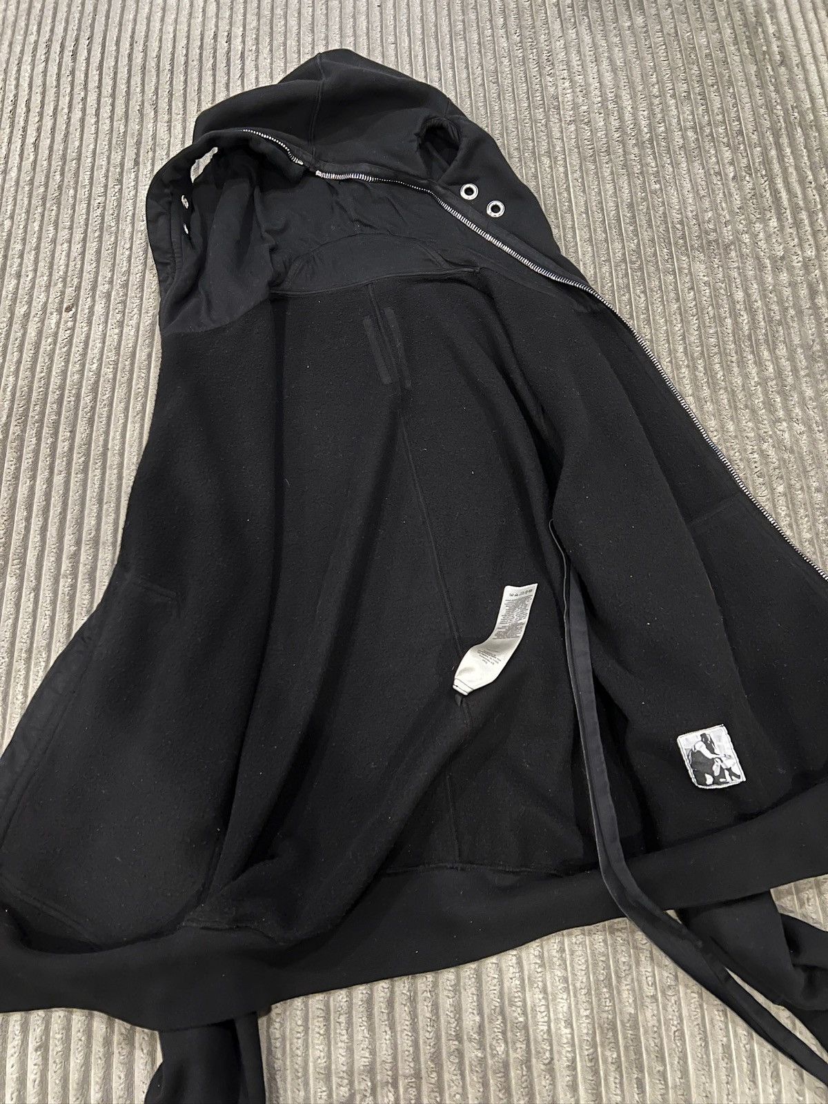 Rick Owens × Rick Owens Drkshdw Rick Owens DRKSHDW Gimp Zip Up Hoodie Size US S / EU 44-46 / 1 - 3 Thumbnail