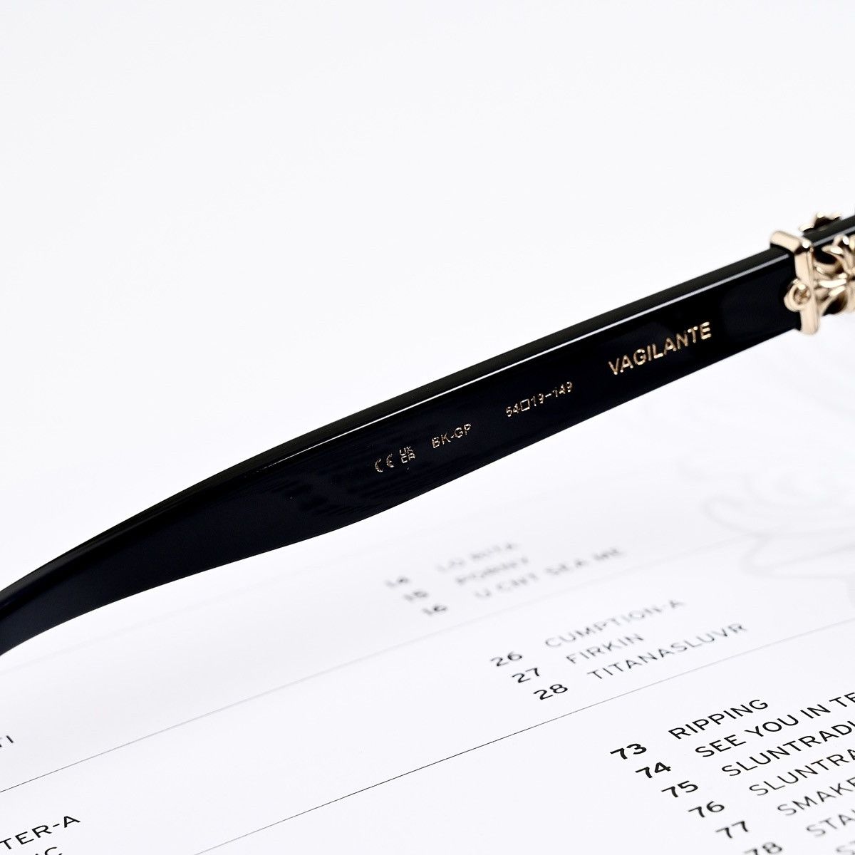 Chrome Hearts CHROME HEARTS VAGILANTE GLASSES Size ONE SIZE - 6 Thumbnail