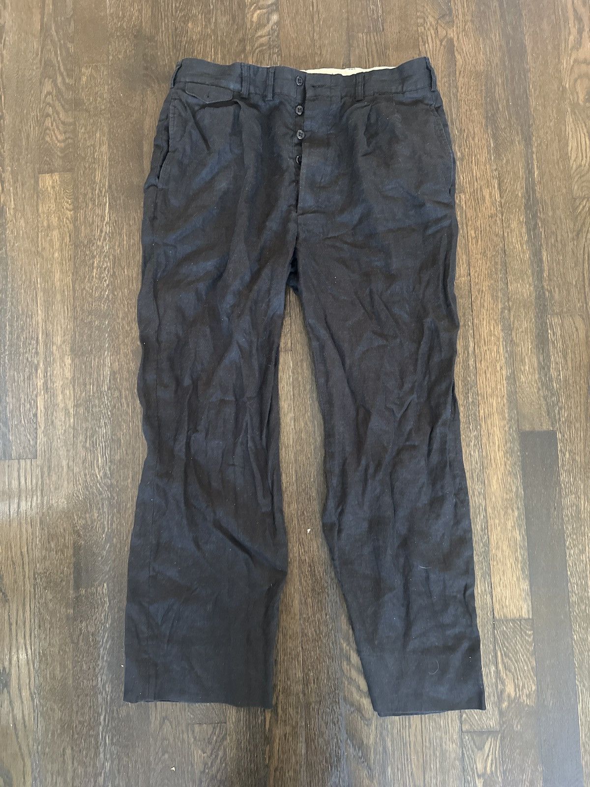 Vintage Linen Work Pants Size US 32 / EU 48 - 1 Thumbnail
