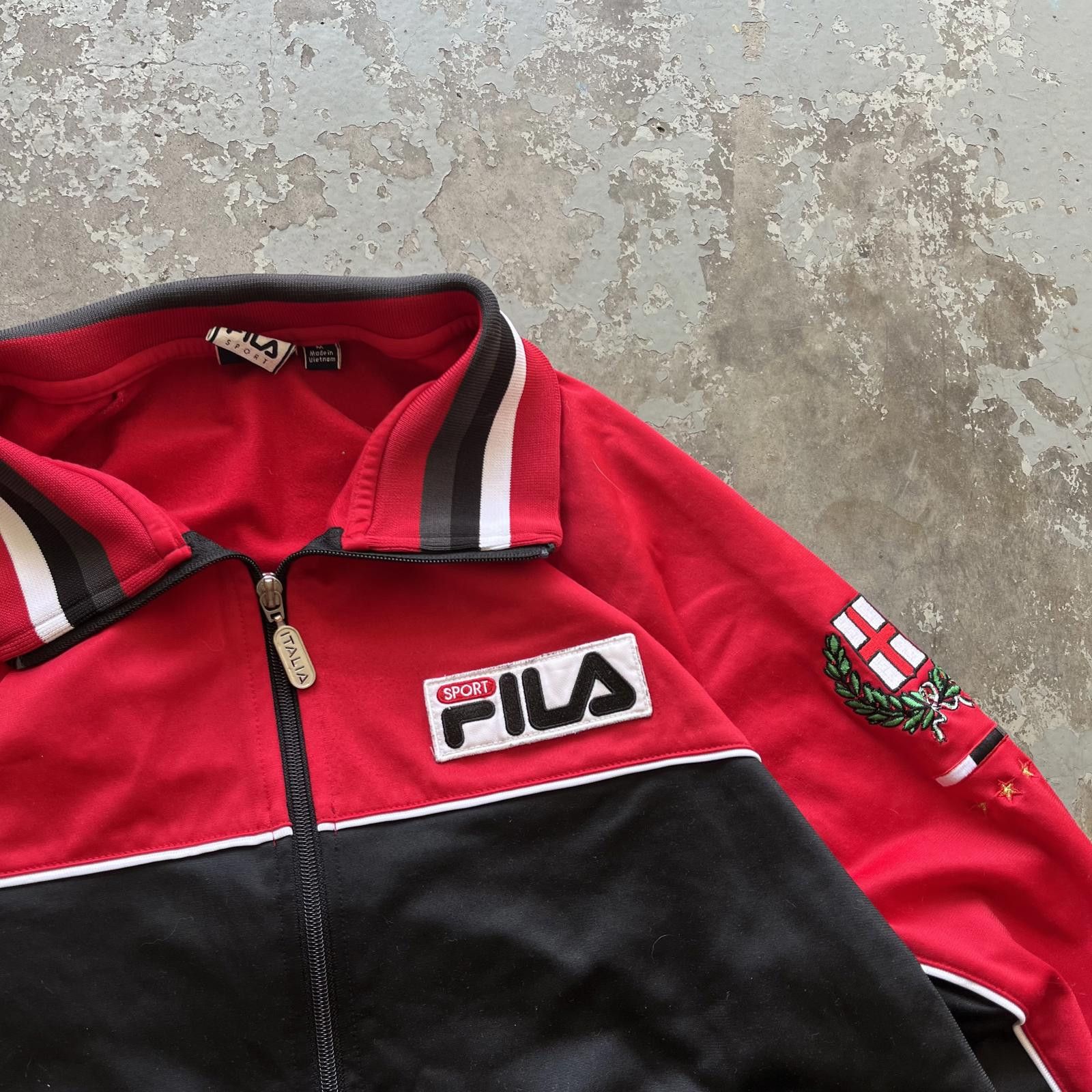 Fila × Vintage Vintage Y2K Fila Italia Italy Soccer Sports Grunge Jacket Size US M / EU 48-50 / 2 - 3 Thumbnail