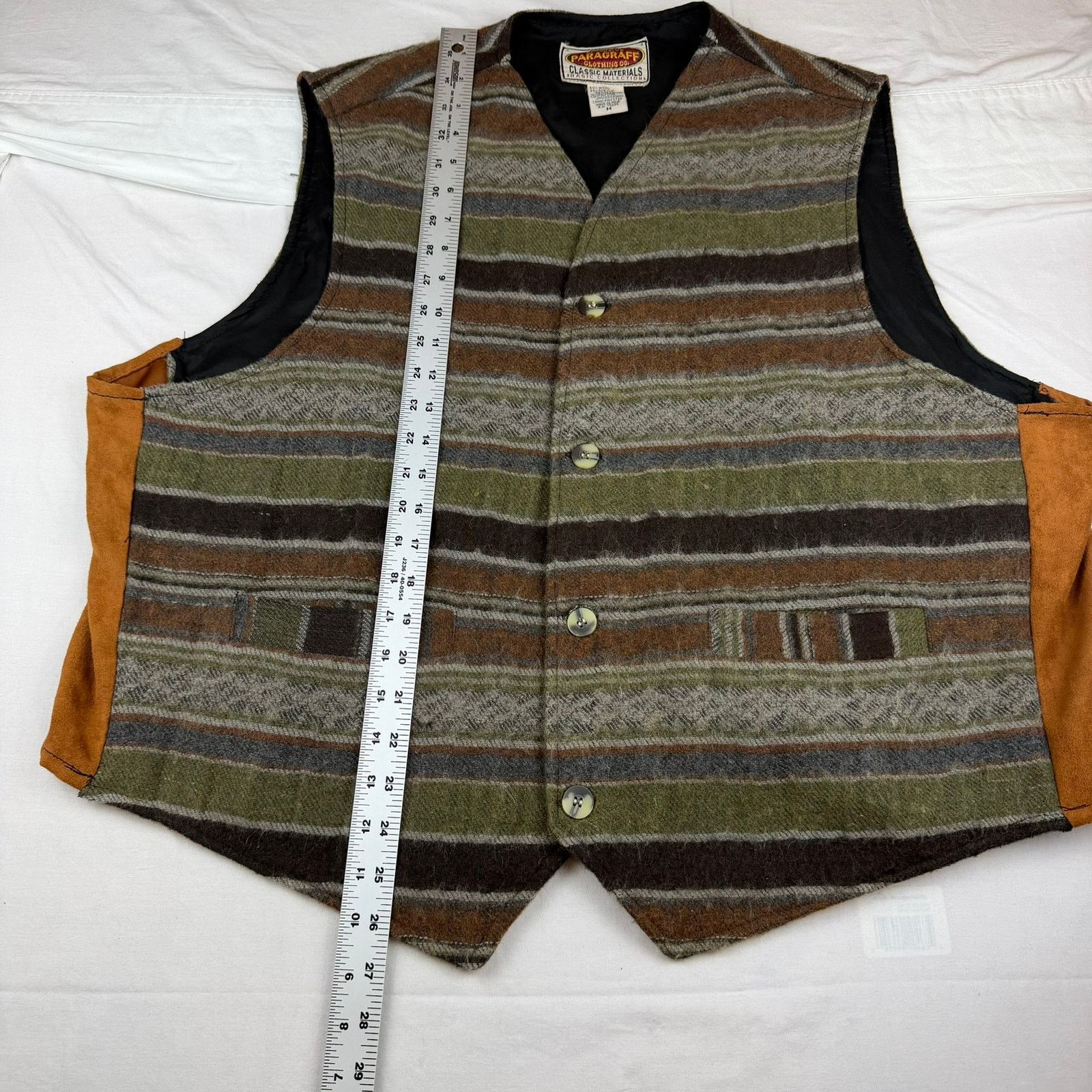 Other Paragraff Clothing Co Wool Blend Striped Vest Size M Size US M / EU 48-50 / 2 - 5 Thumbnail