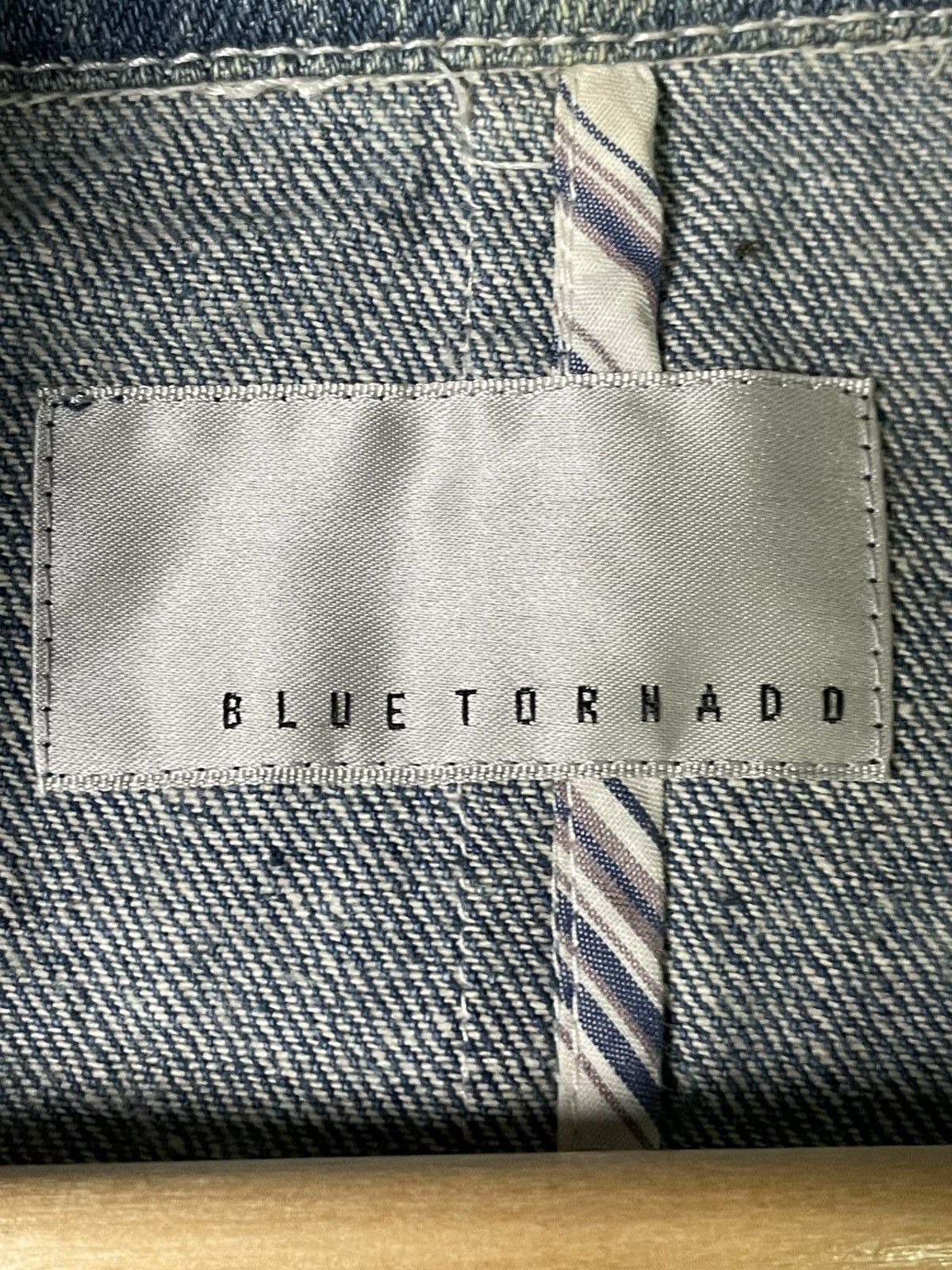 Tornado Mart Blue Tornado x Japanese Brand Denim Jacket (33) Size US L / EU 52-54 / 3 - 5 Thumbnail