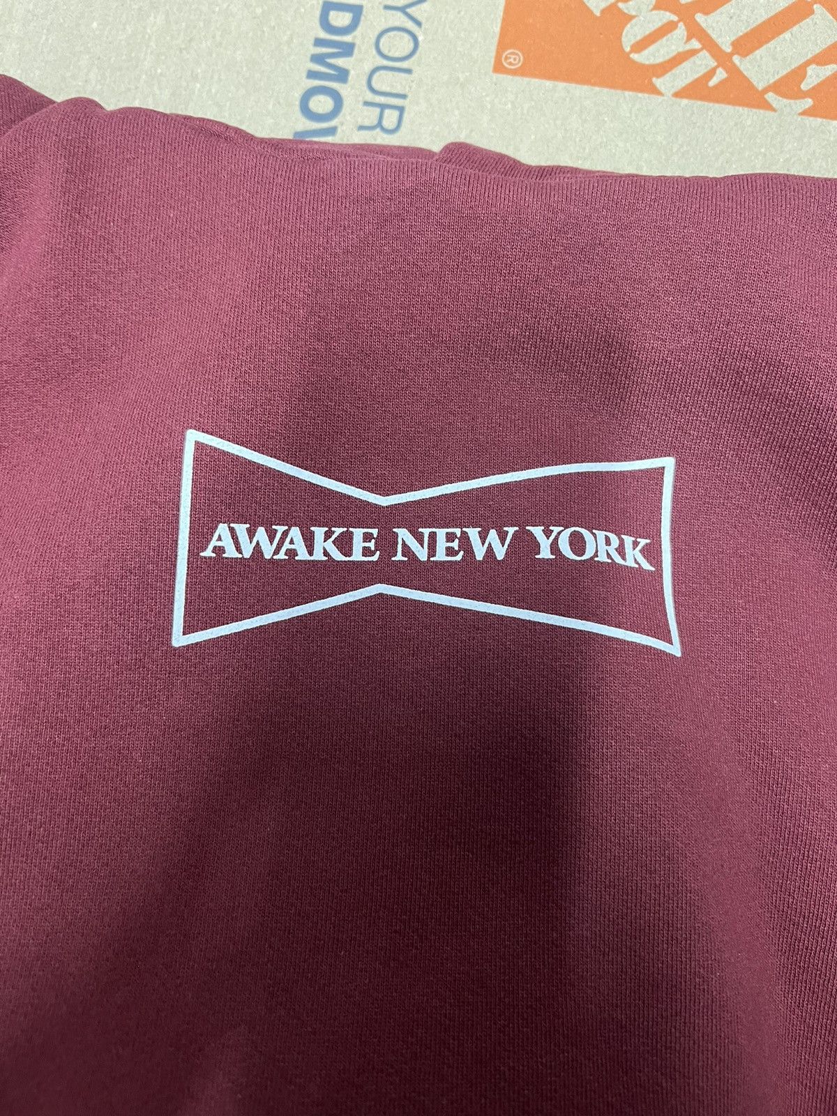 Awake NY × Girls Don't Cry Awake NY / Wasted Youth logo hoodie - Burgundy Size US M / EU 48-50 / 2 - 5 Thumbnail