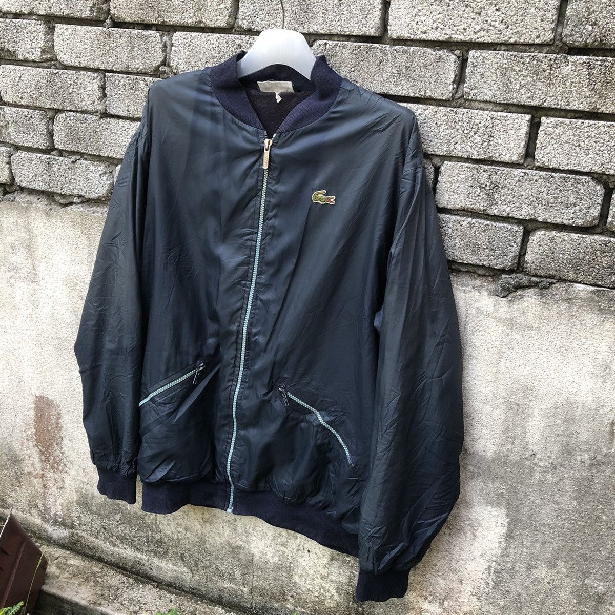 Lacoste × Vintage Vintage Lacoste Nylon Bomber Jacket Size US XL / EU 56 / 4 - 8 Thumbnail