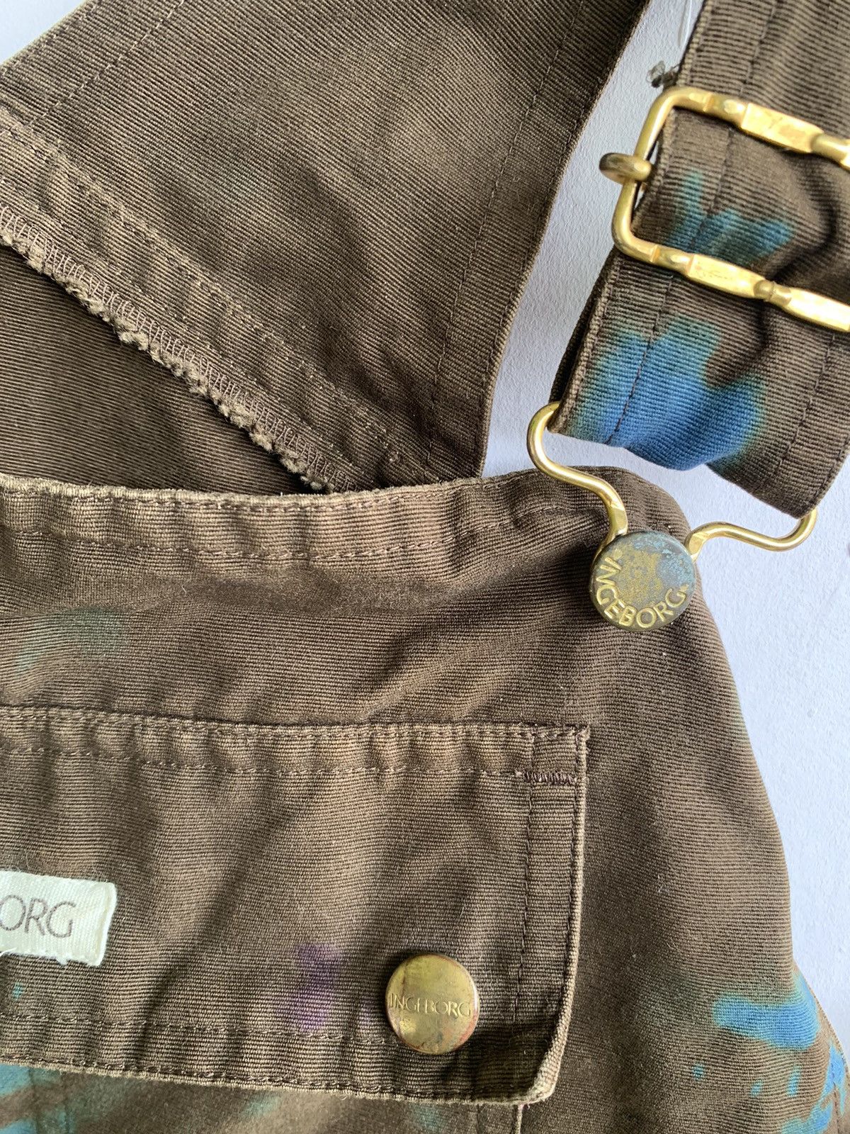 Japanese Brand 💥Vintage Japanese Ingeborg Tie-dye Jumpsiut Cargo Pant Size US 32 / EU 48 - 9 Thumbnail