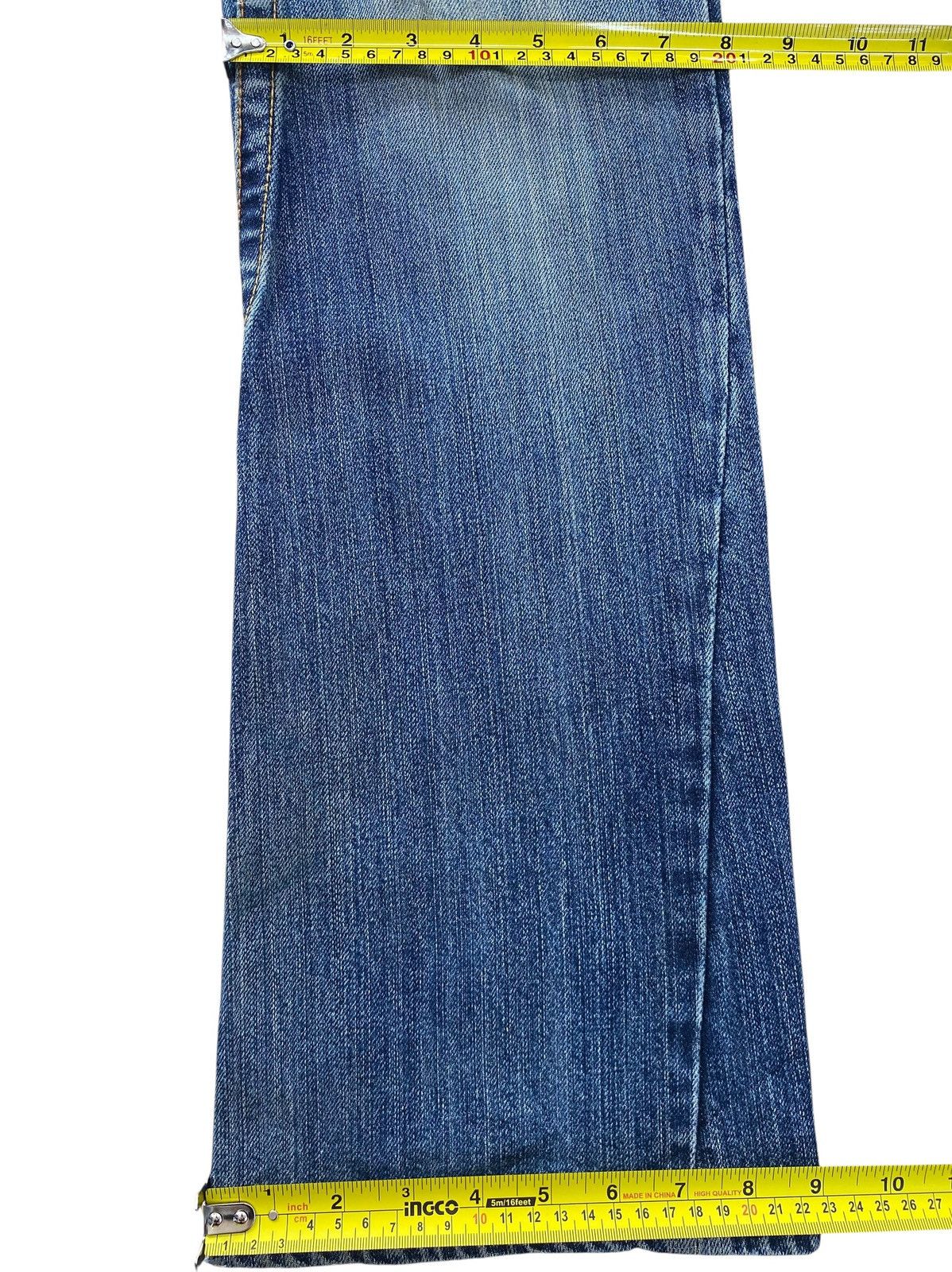Japanese Brand Japanese Brand Faded Wash Ripped Style Twisted Leg Jeans Size US 31 - 9 Thumbnail