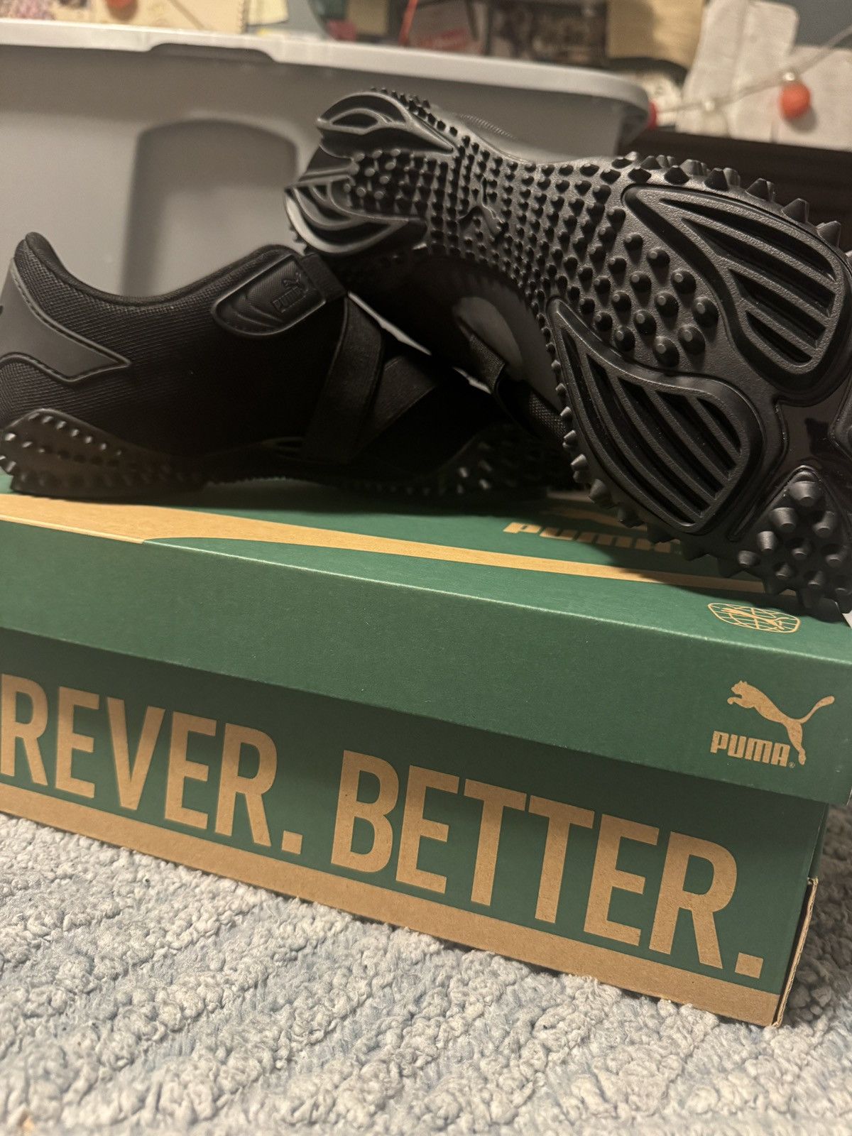 Puma Puma Mostro Triple Black Size US 11.5 / EU 44-45 - 6 Thumbnail