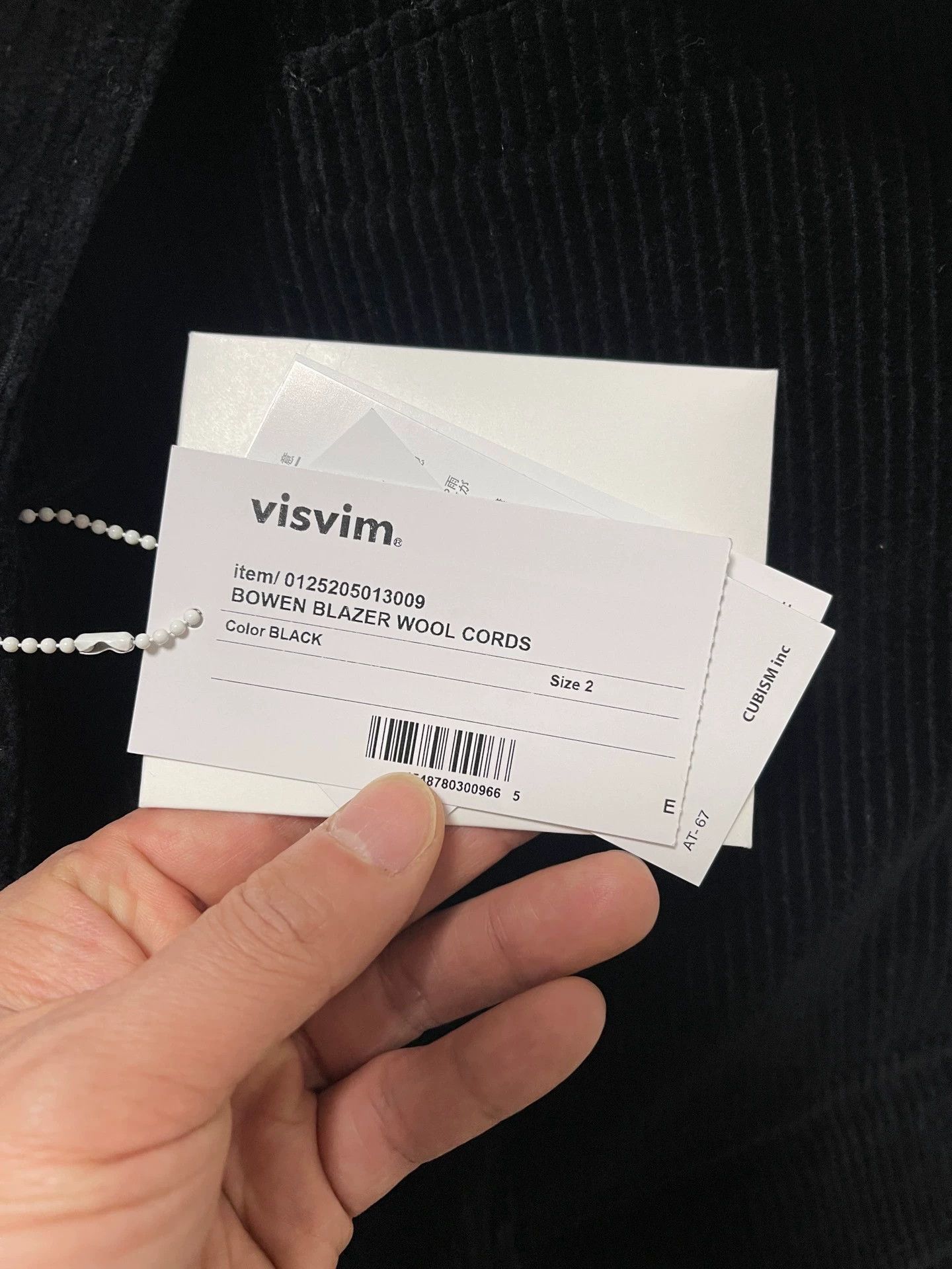 Visvim VISVIM BOWEN BLAZER 25AW Black Corduroy Blazer New Size US M / EU 48-50 / 2 - 8 Thumbnail