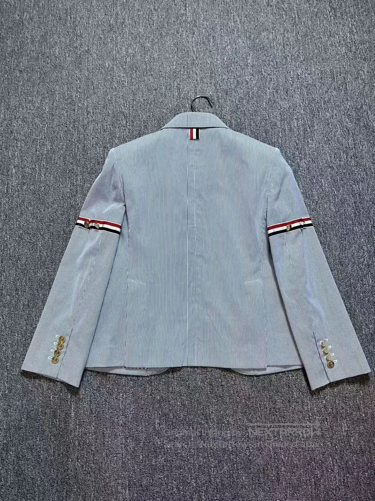 Thom Browne Thom Browne Blue Striped Women's Suit. Size M / US 6-8 / IT 42-44 - 2 Thumbnail