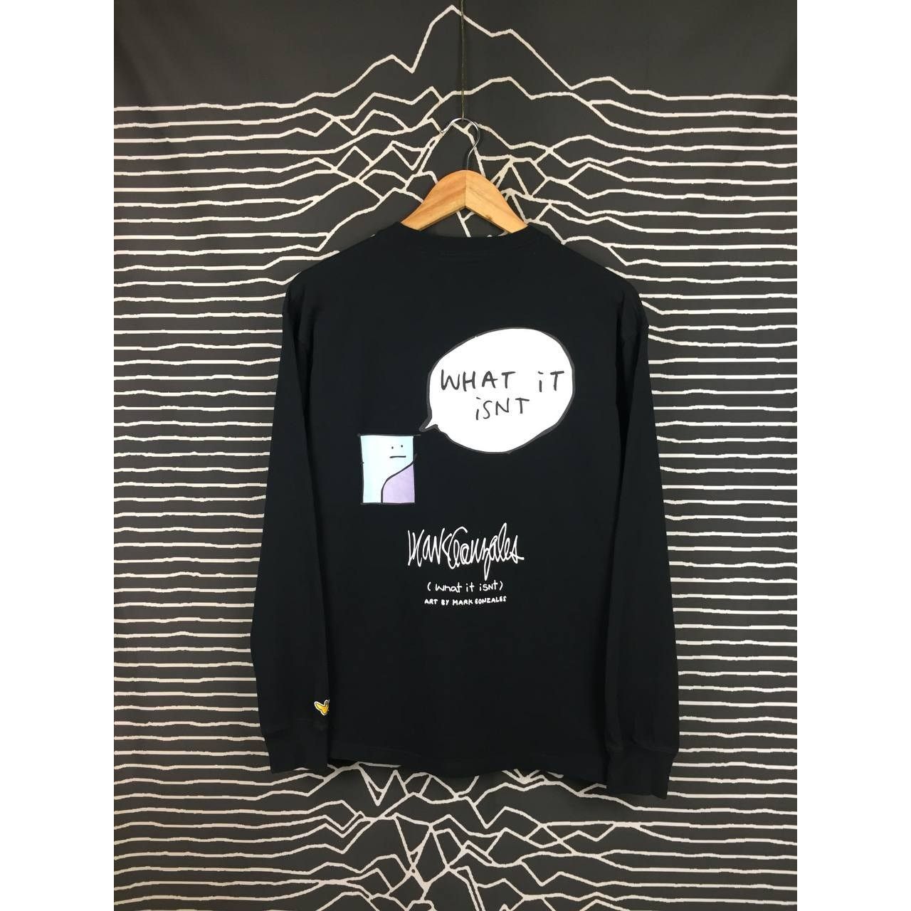 Vintage Mark Gonzales What It Isnt Long Sleeve Skate Tee Size US M / EU 48-50 / 2 - 2 Thumbnail