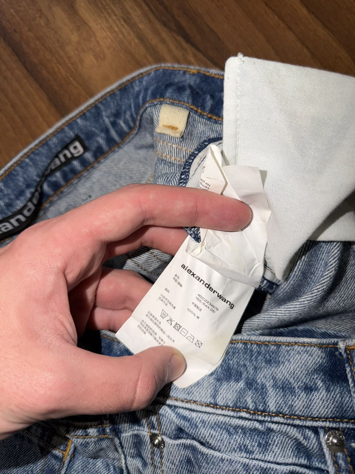 Alexander Wang Alexander Wang Logo Blue Jeans Size 26" / US 2 / IT 38 - 7 Thumbnail