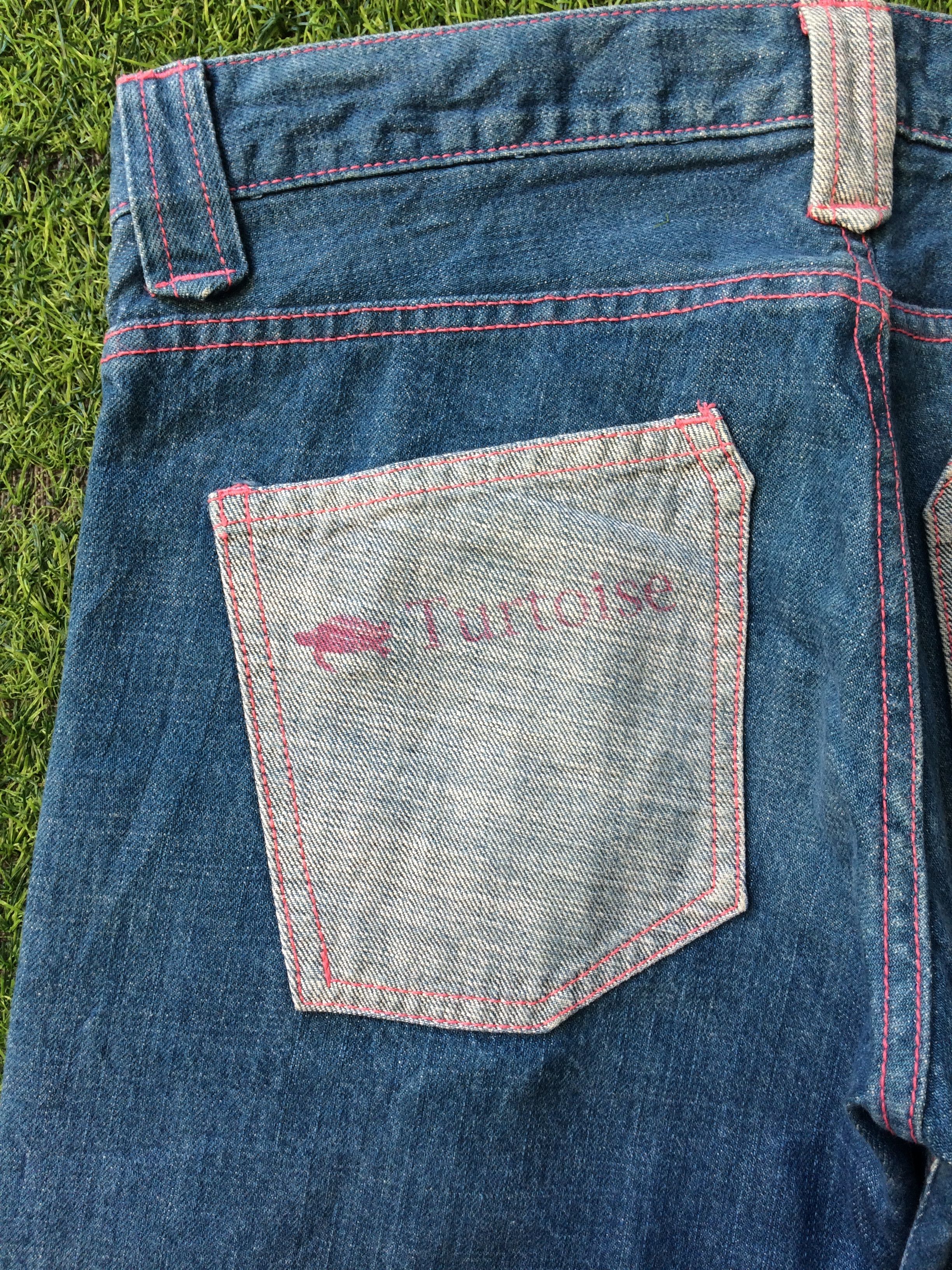Japanese Brand Japanese Contrast Pocket Bootcut Jeans #D-517 Size US 29 - 9 Thumbnail