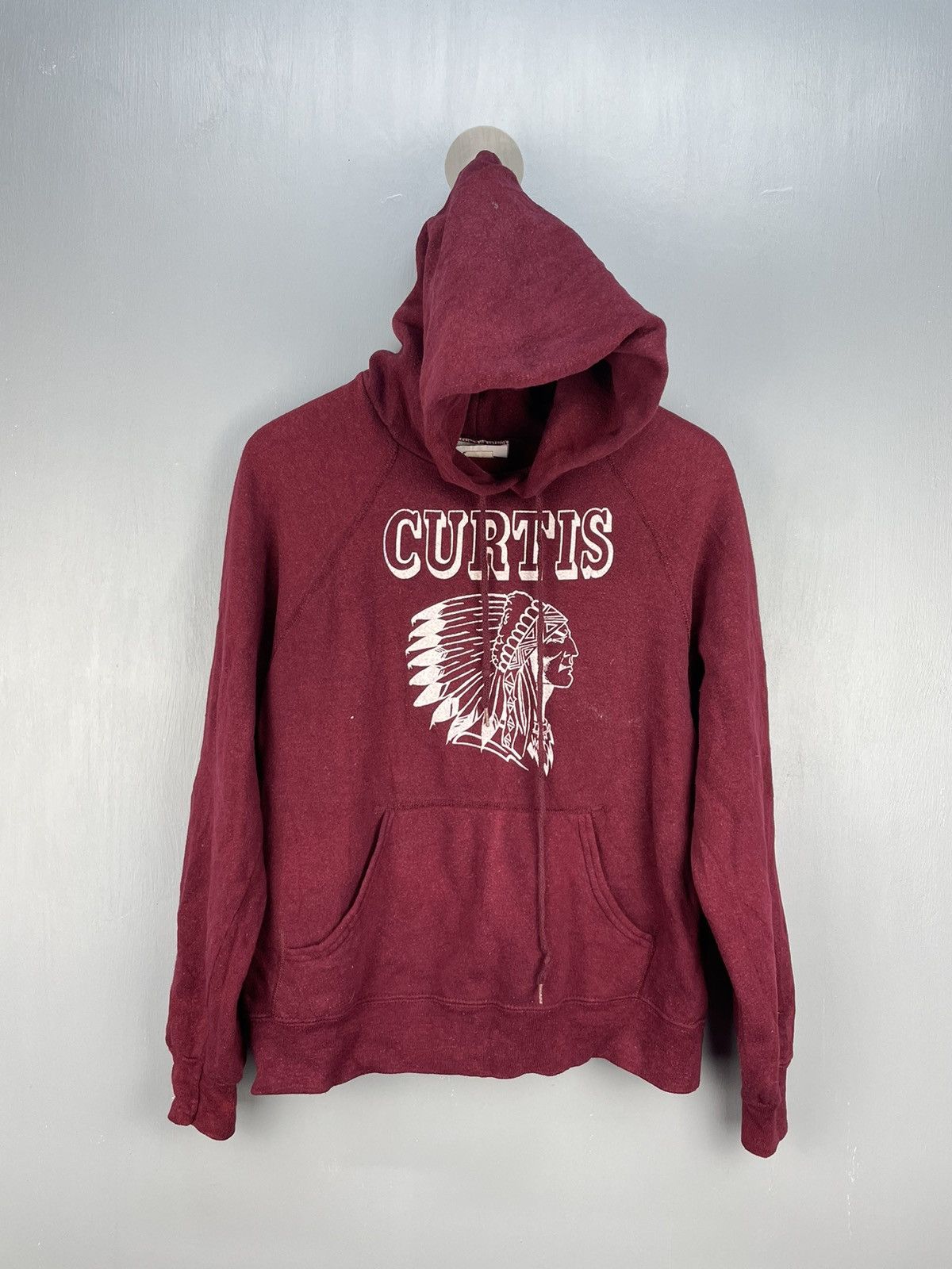 Vintage 80s Curtis Indians American hoodie