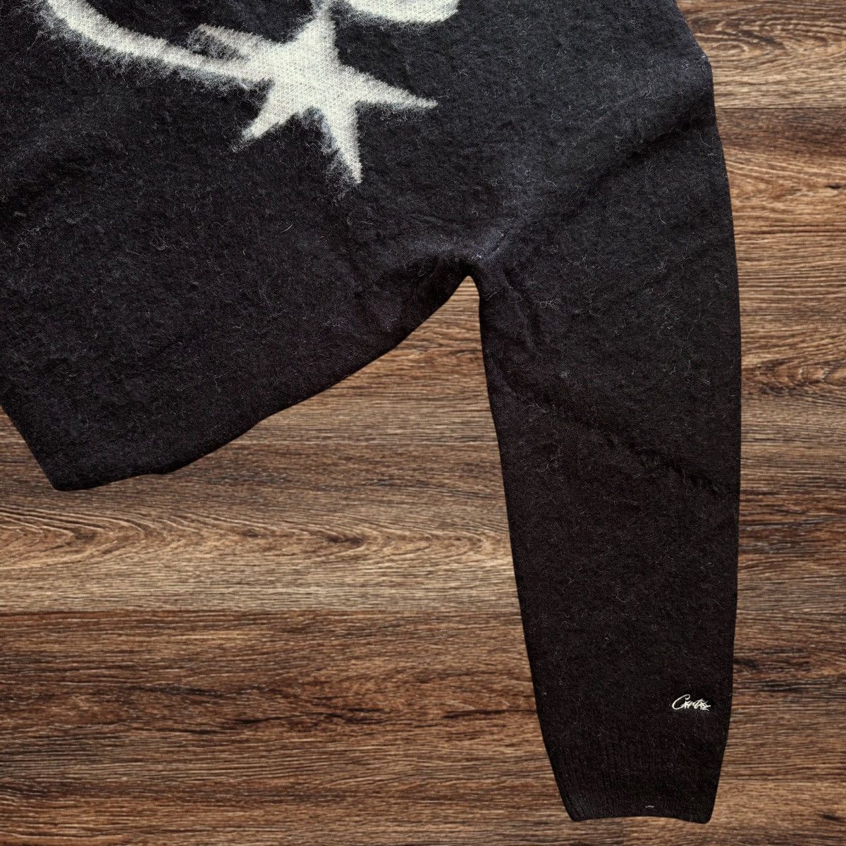 Corteiz Corteiz C Star Mohair Knit Sweater (Black) - XL Size US XL / EU 56 / 4 - 3 Thumbnail