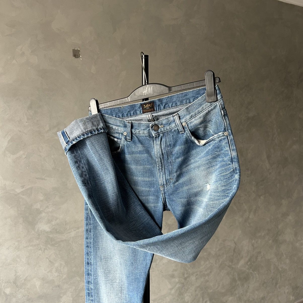 Lee Lee 101 Rider Selvedge Denim Jeans Size US 30 / EU 46 - 1 Thumbnail